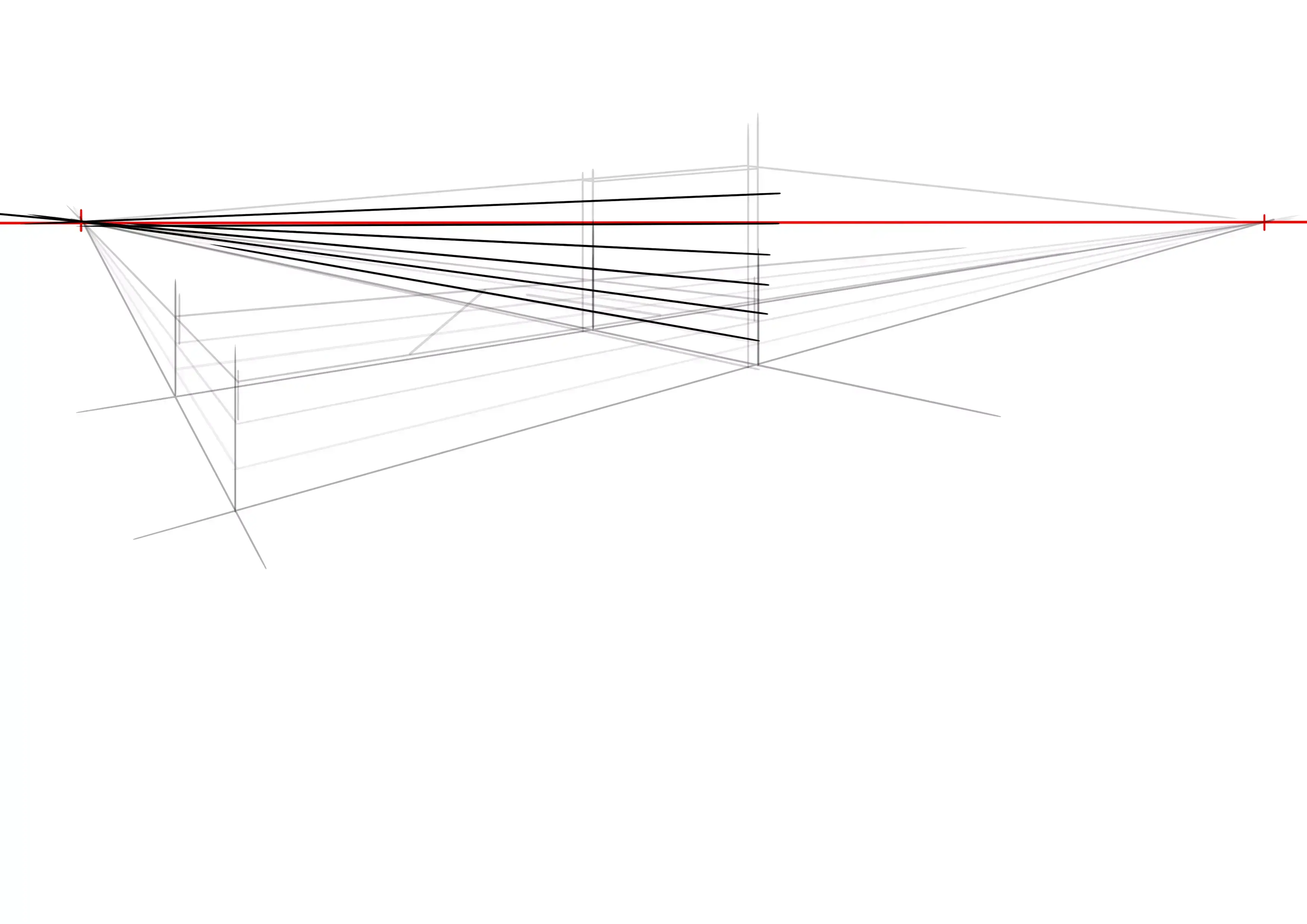 suite du croquis de la tête de lit
