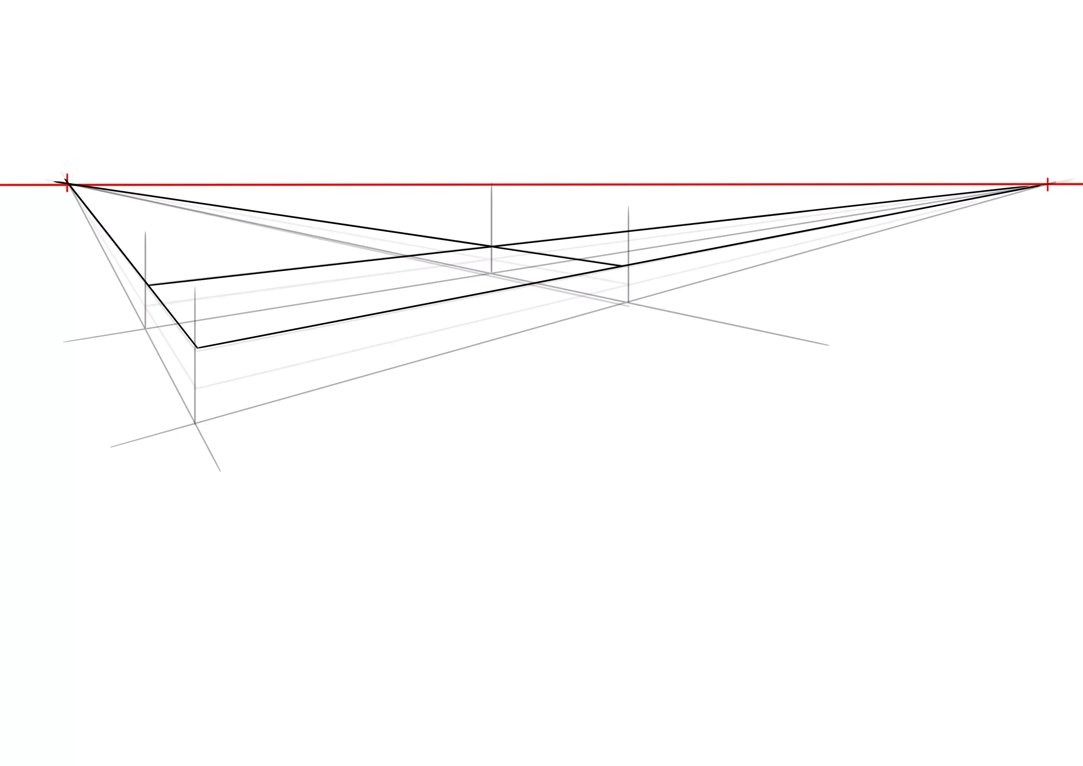 croquis de la base du matelas du lit