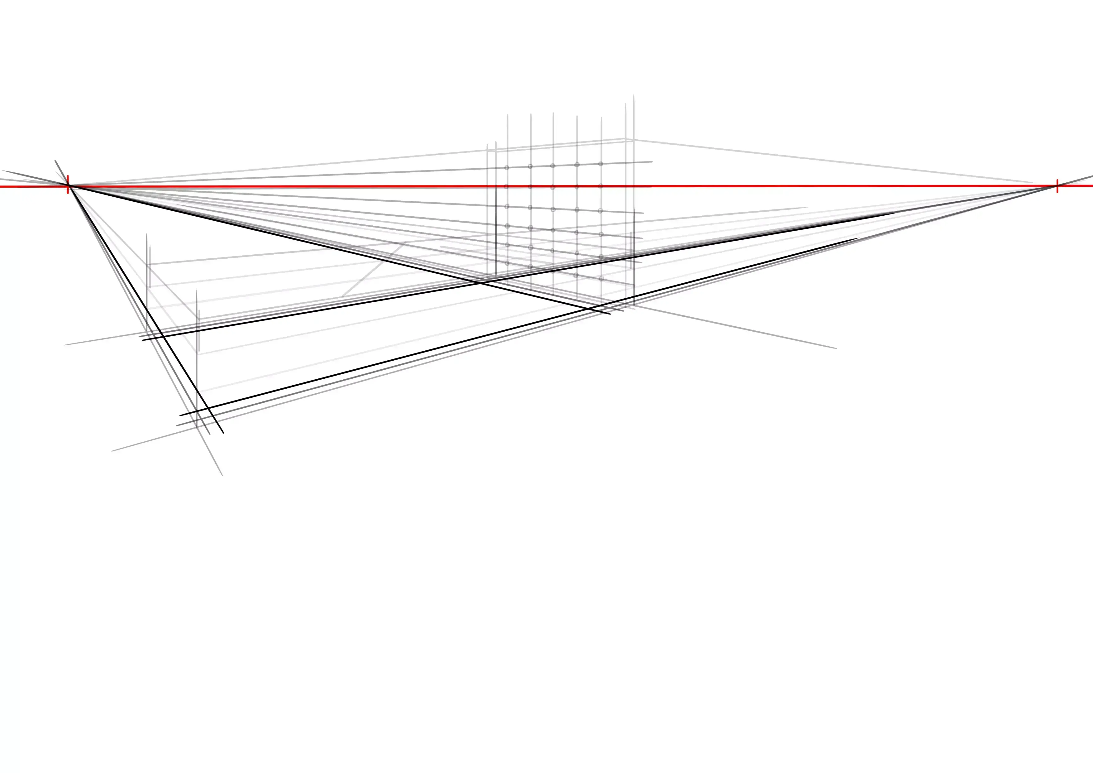 croquis de la base des pieds de lit