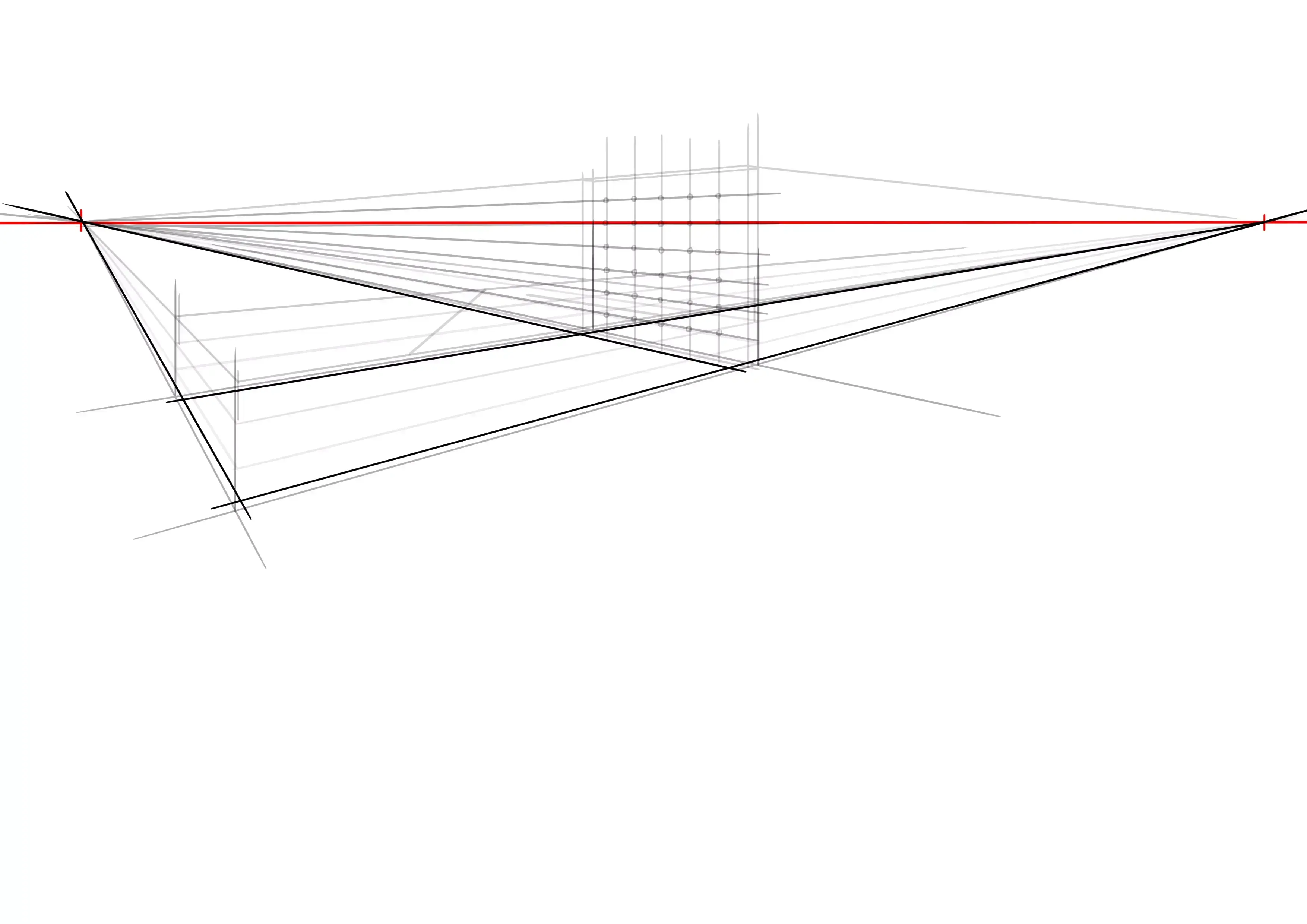 croquis des pieds du lit