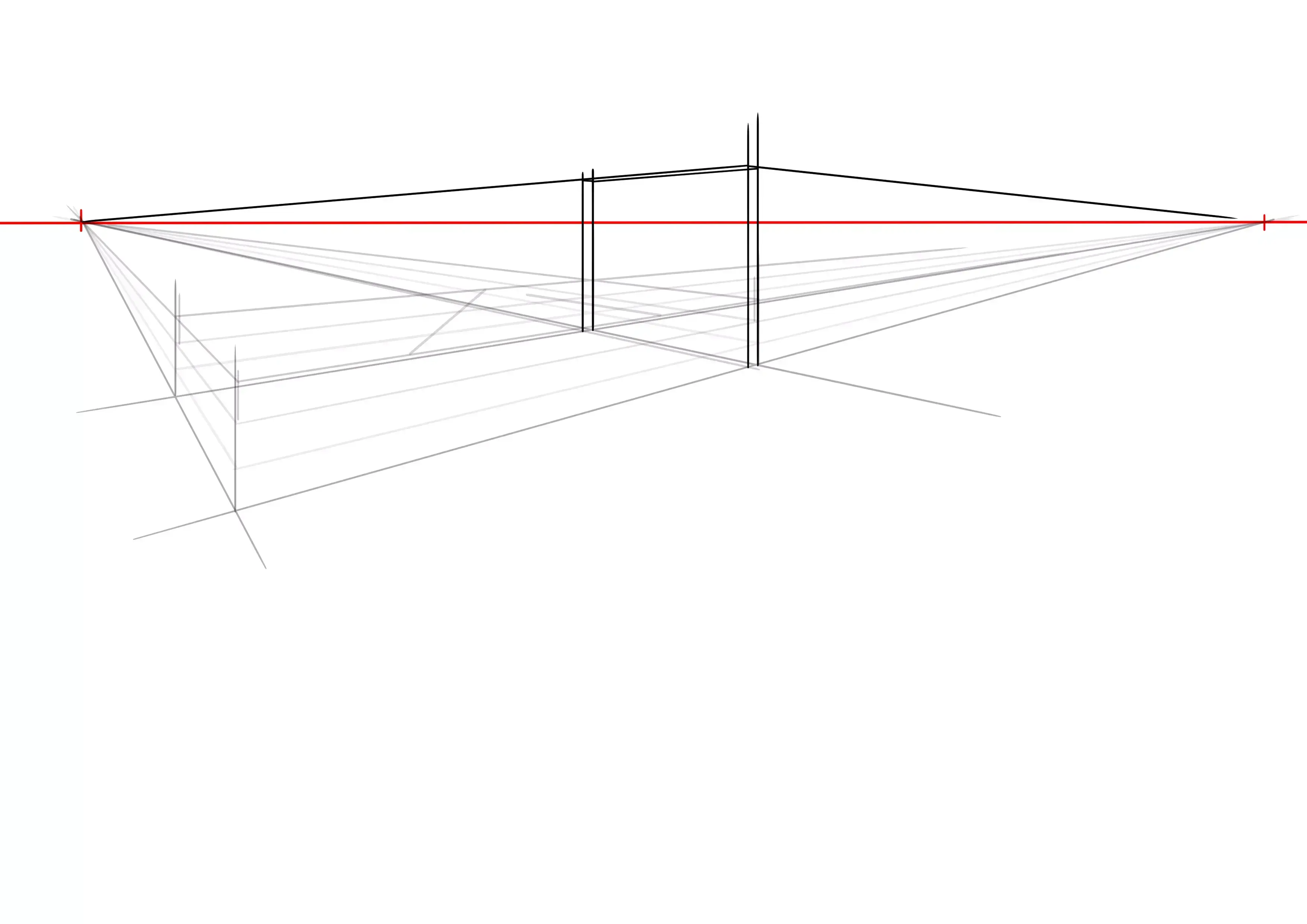 croquis de la tête de lit