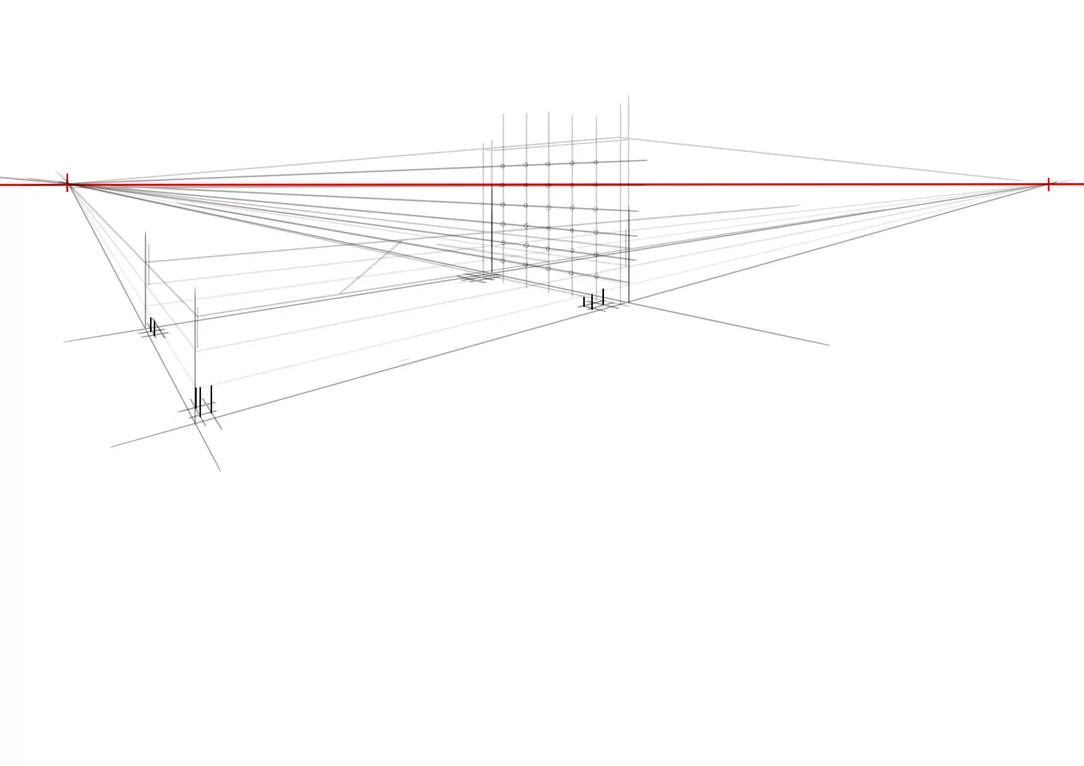 suite du croquis des pieds de lit