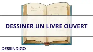 Dessiner un livre ouvert