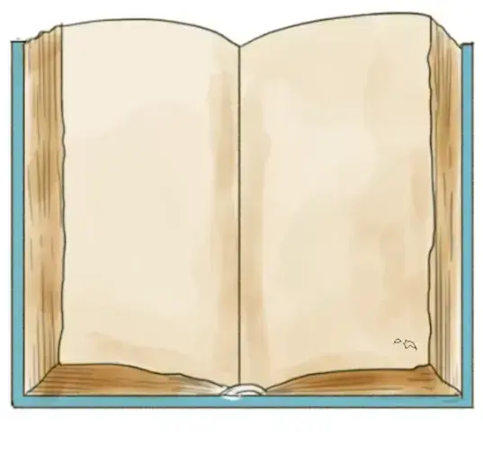 dessiner la couleur d’un livre ouvert