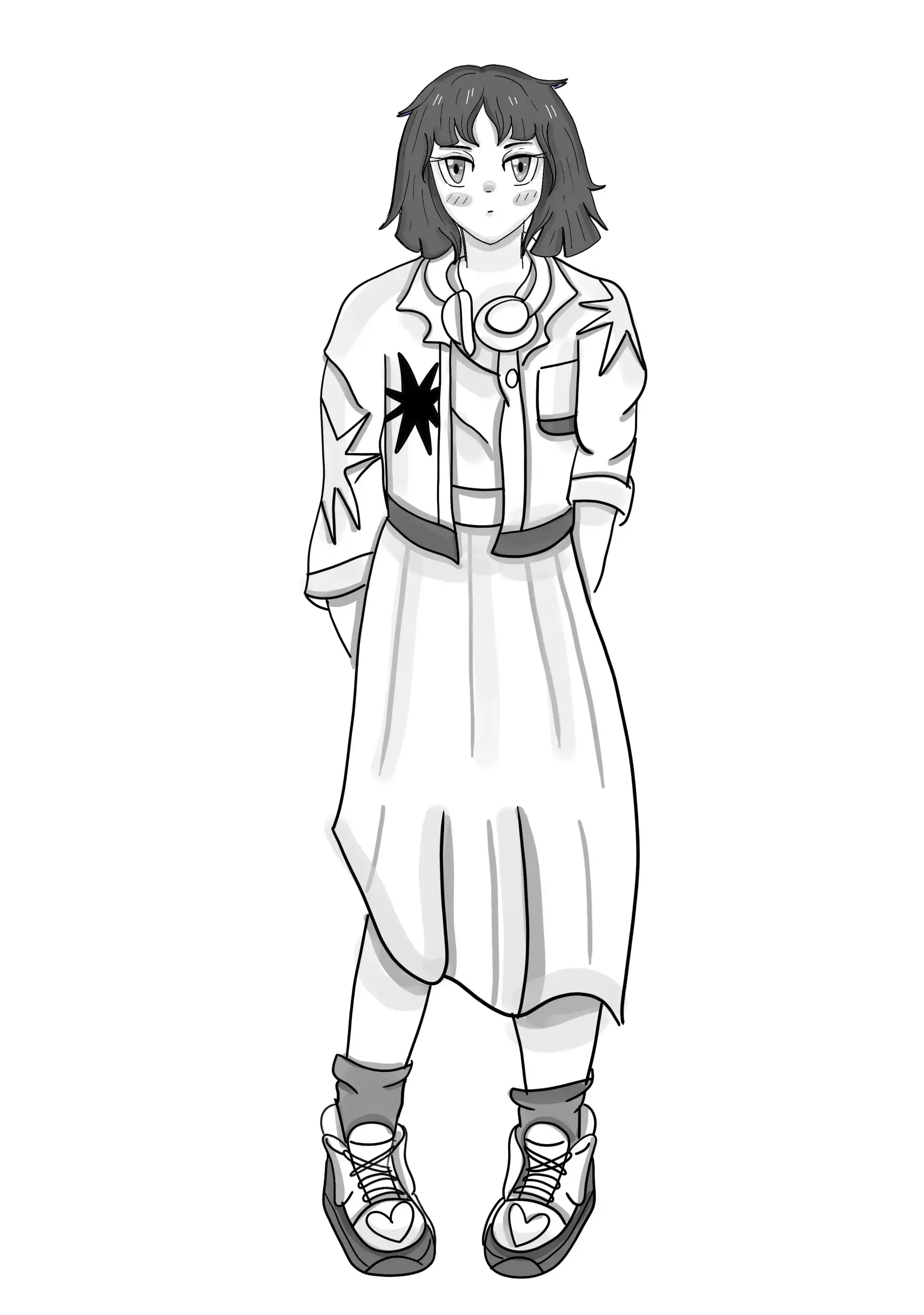 dessiner les ombres d’un manga en noir et blanc