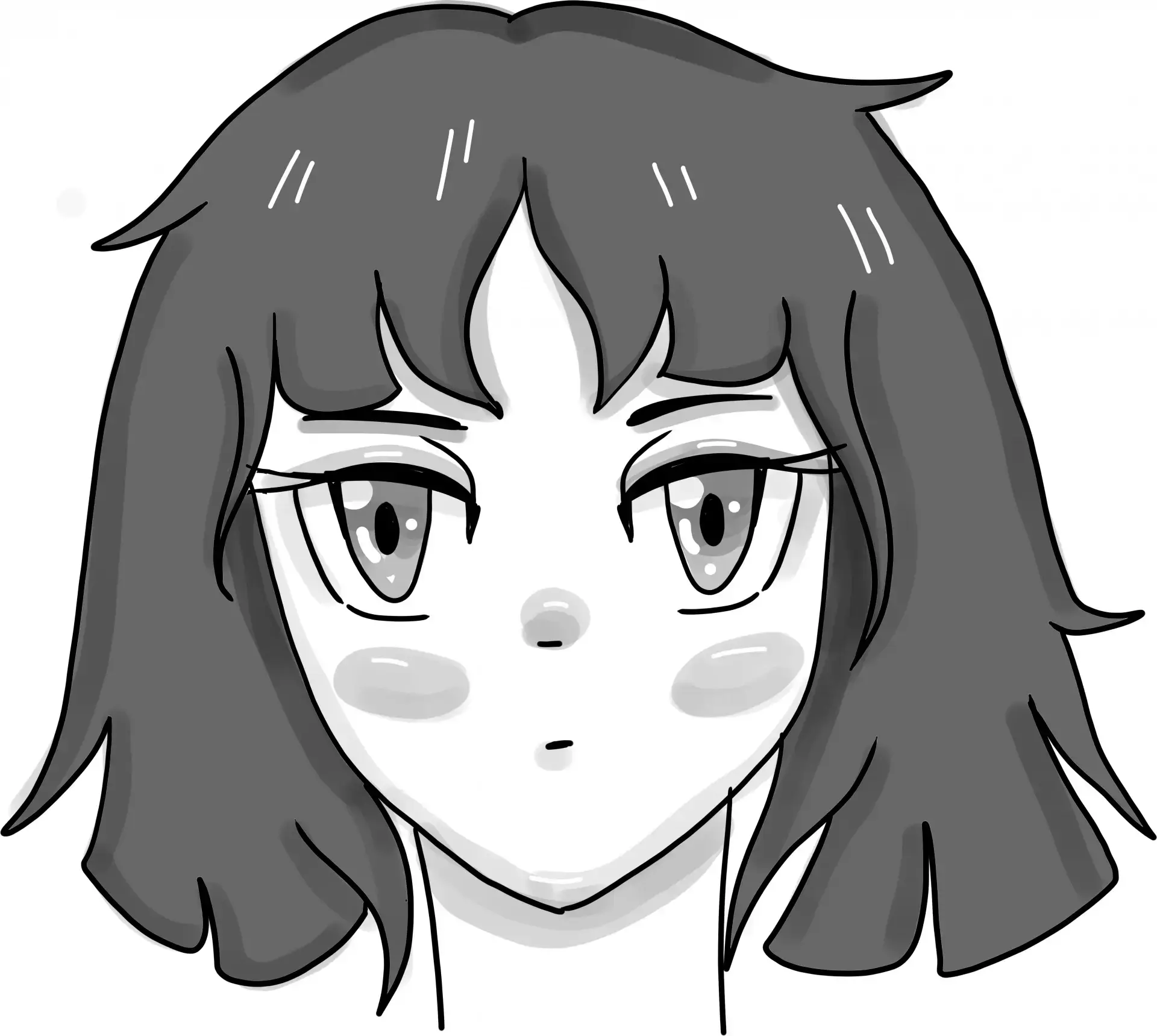 dessiner les reflets d’un manga en noir et blanc