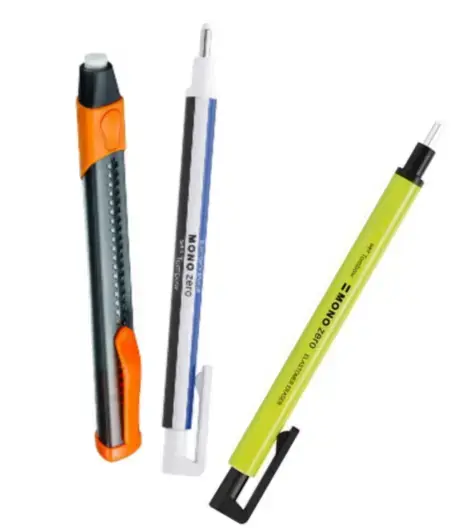 choisir son stylo gomme pour débuter le dessin au crayon