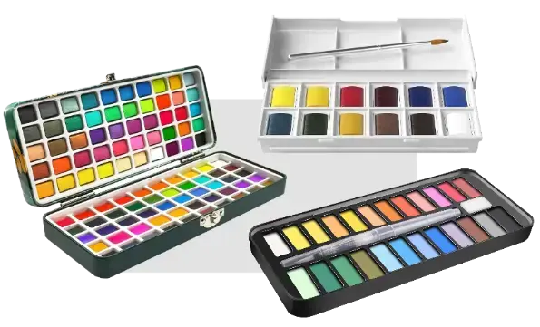l’aquarelle pour le kit du débutant en dessin