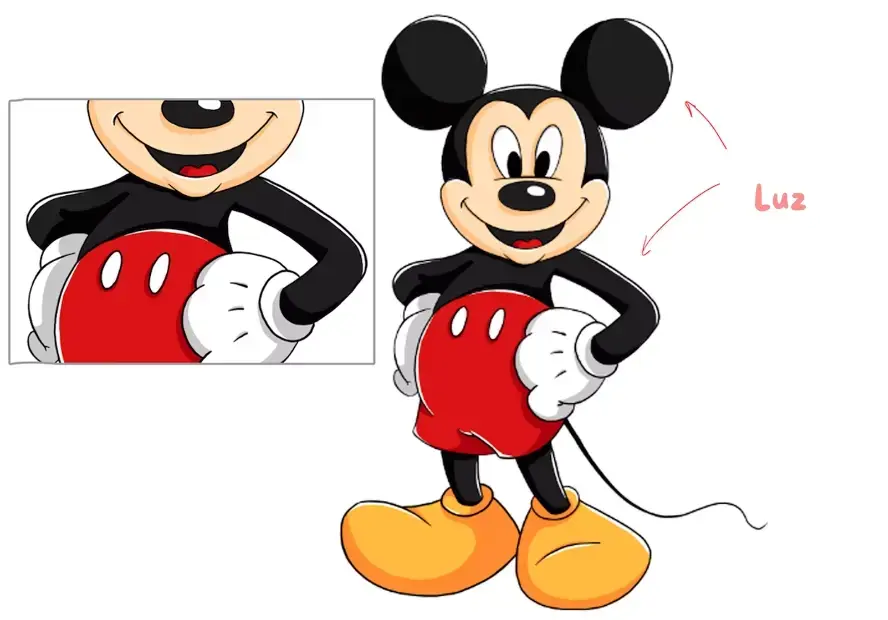 dibujo-luz-Mickey