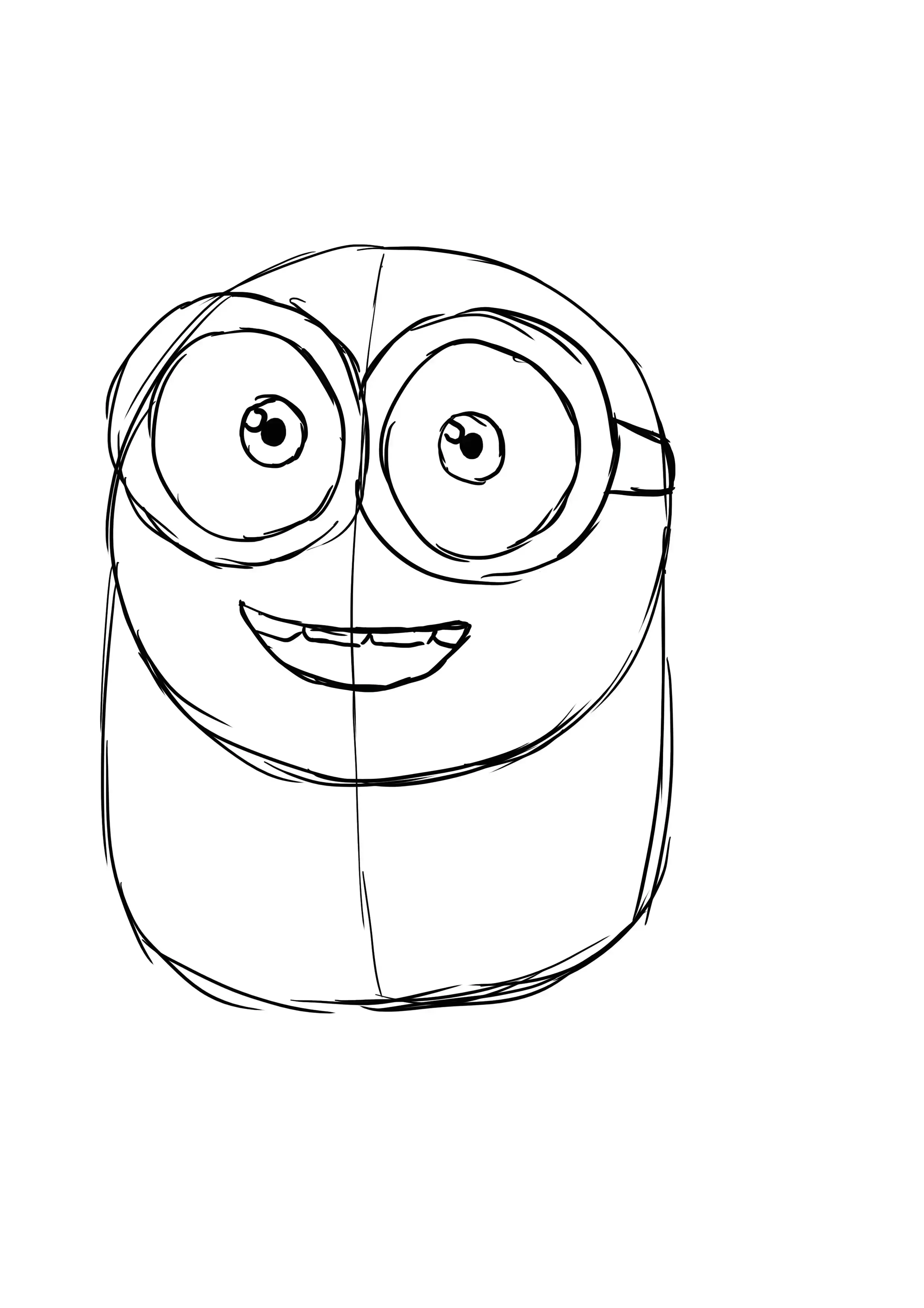 minion teeth drawing