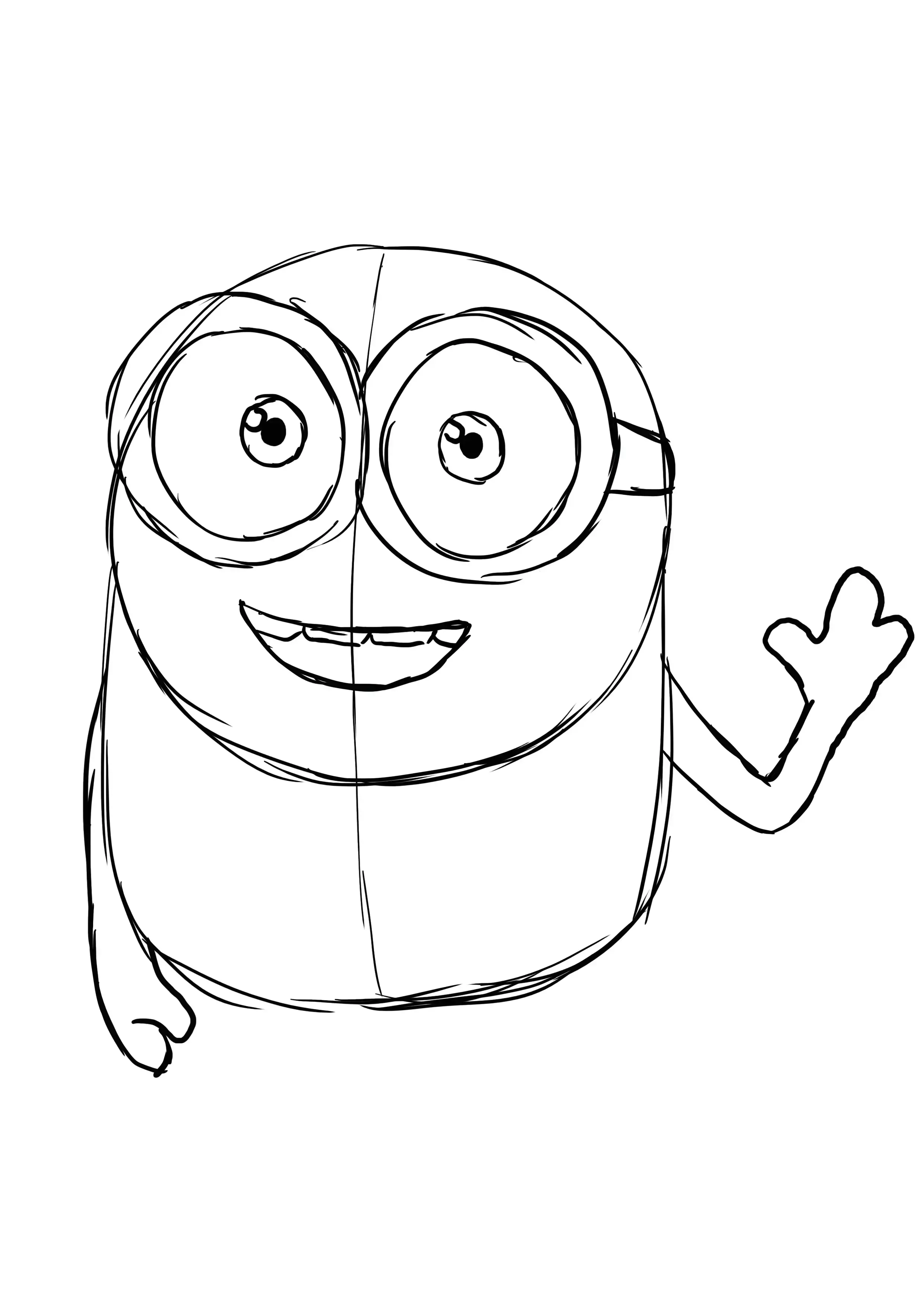 minion hand drawing