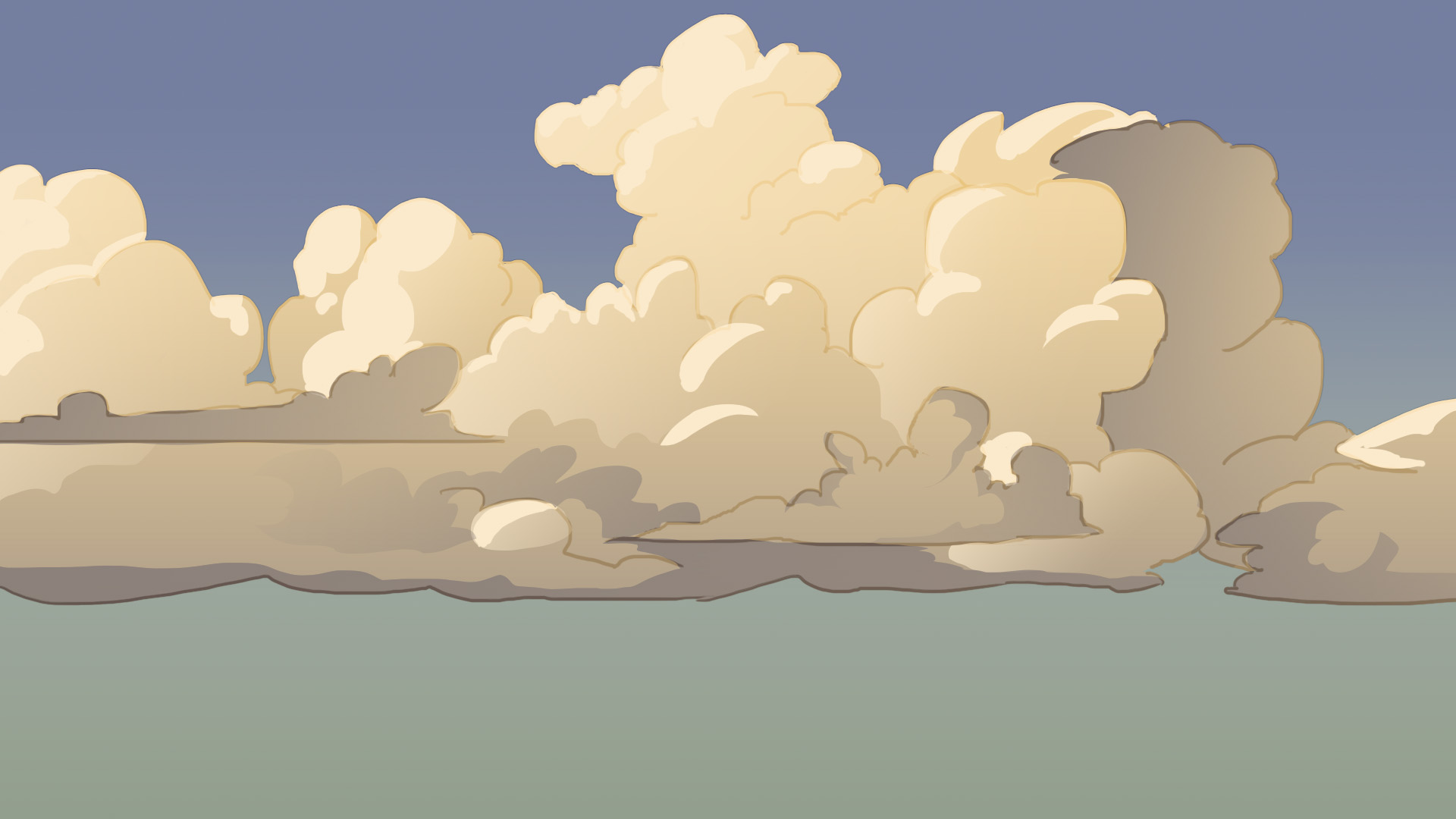 Cómo dibujar nubes ?