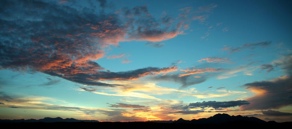 Photo d'un nuage fragmenté