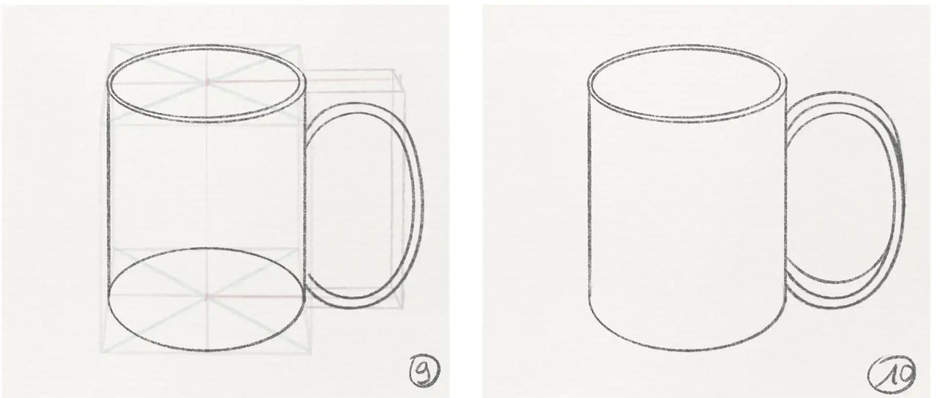dessin d’un objet en perspective