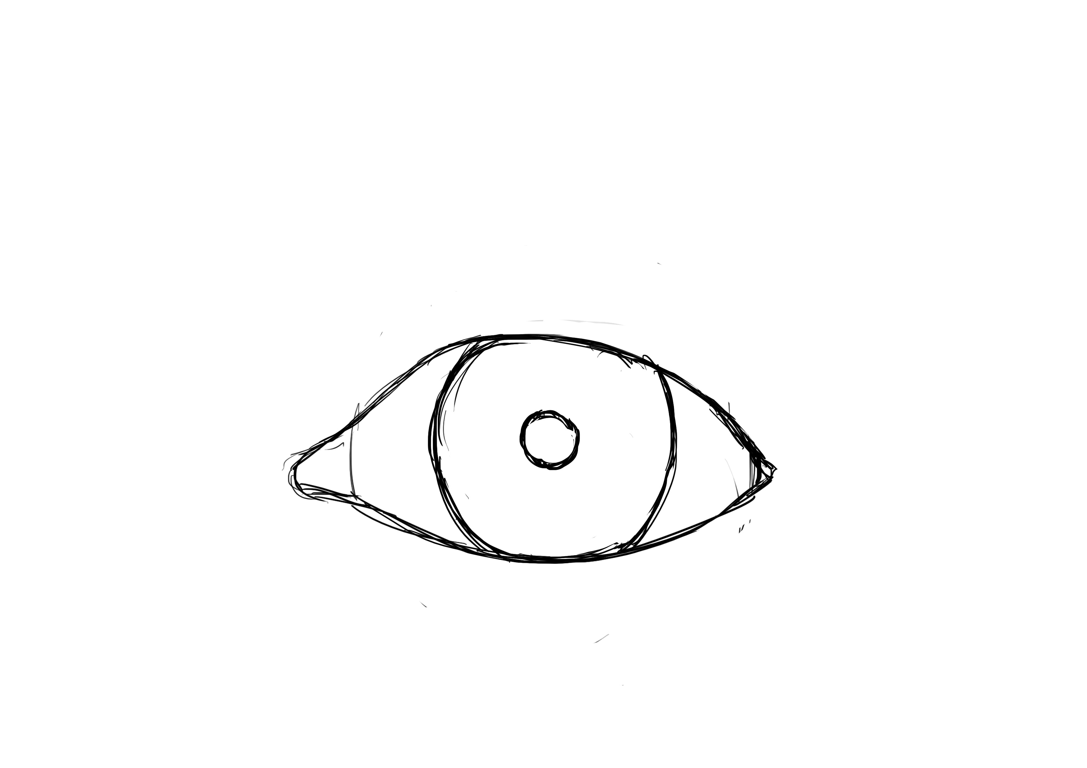Dessiner la pupille de l'oeil