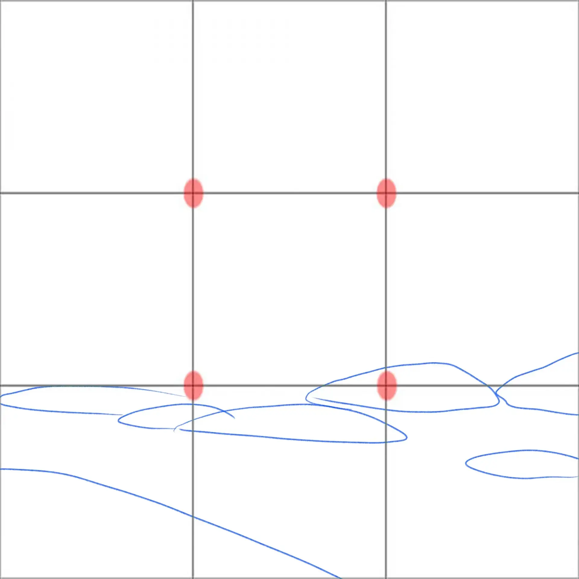 dessiner la base d’un paysage orageux