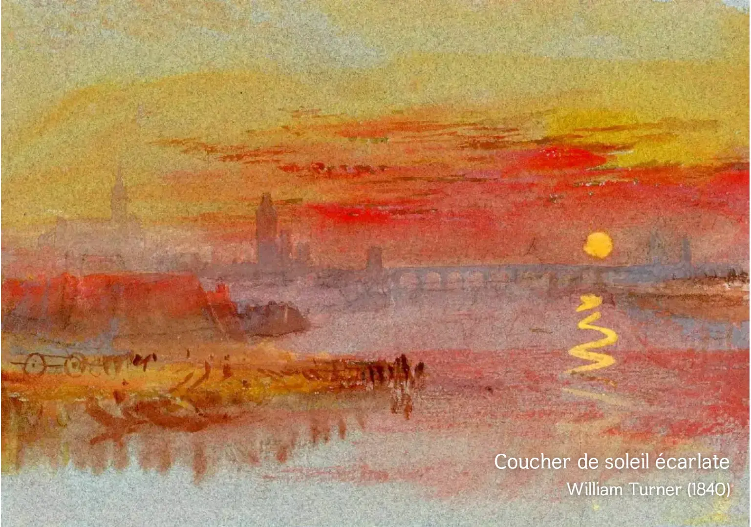 peinture à l’aquarelle de william turner