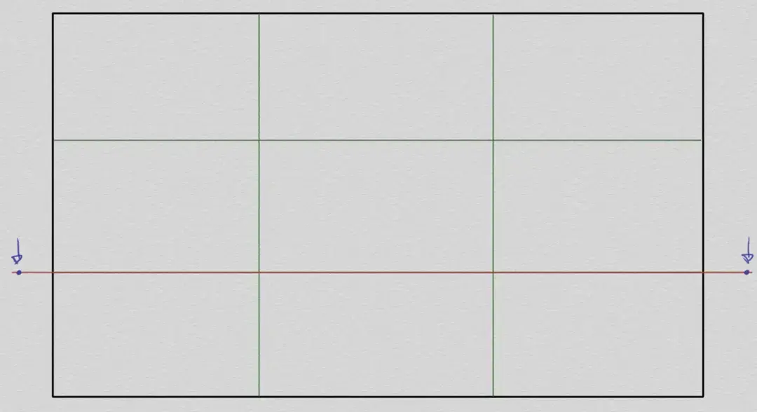 la composition pour dessiner un paysage en perspective