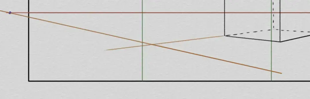 dessiner les arêtes d’un paysage en perspective