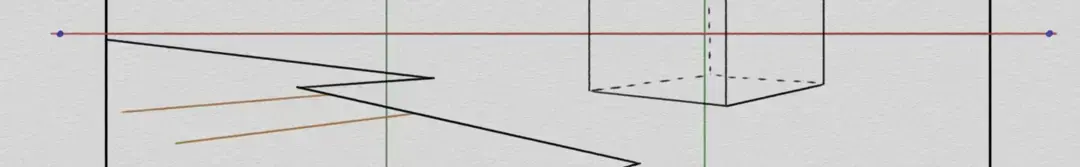 dessiner la base d’un ponton d’un paysage en perspective