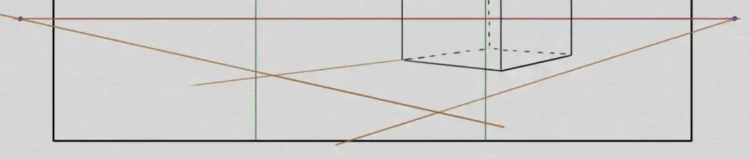 dessiner la ligne de fuite d’un paysage en perspective