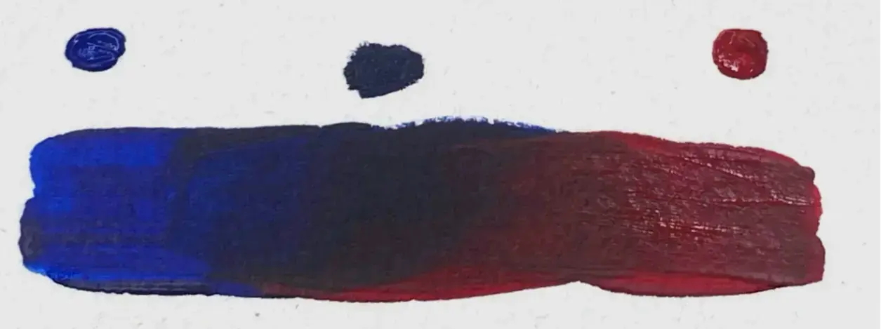 utiliser des couleurs de transition en peinture acrylique pour débutants