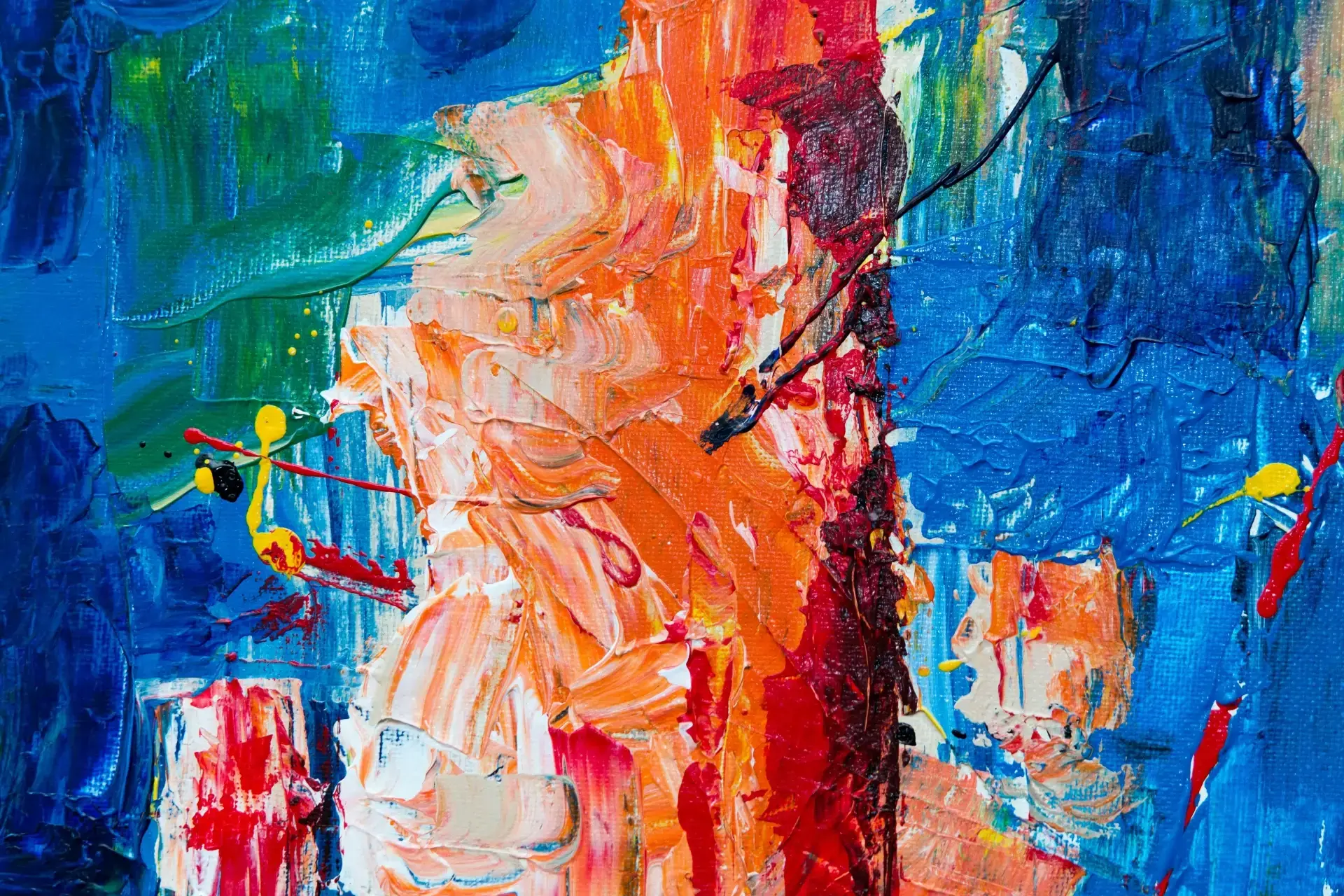 la peinture intuitive à l’acrylique