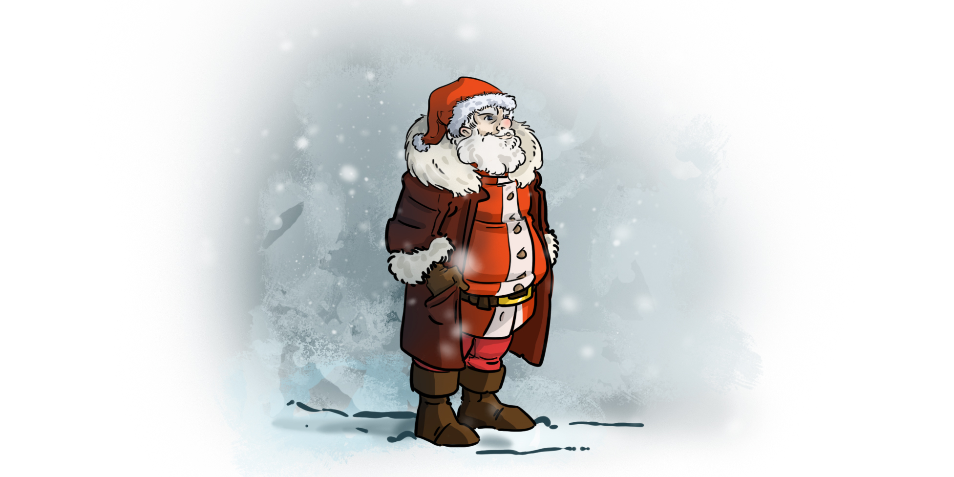 Realizar un dibujo de Papá Noel