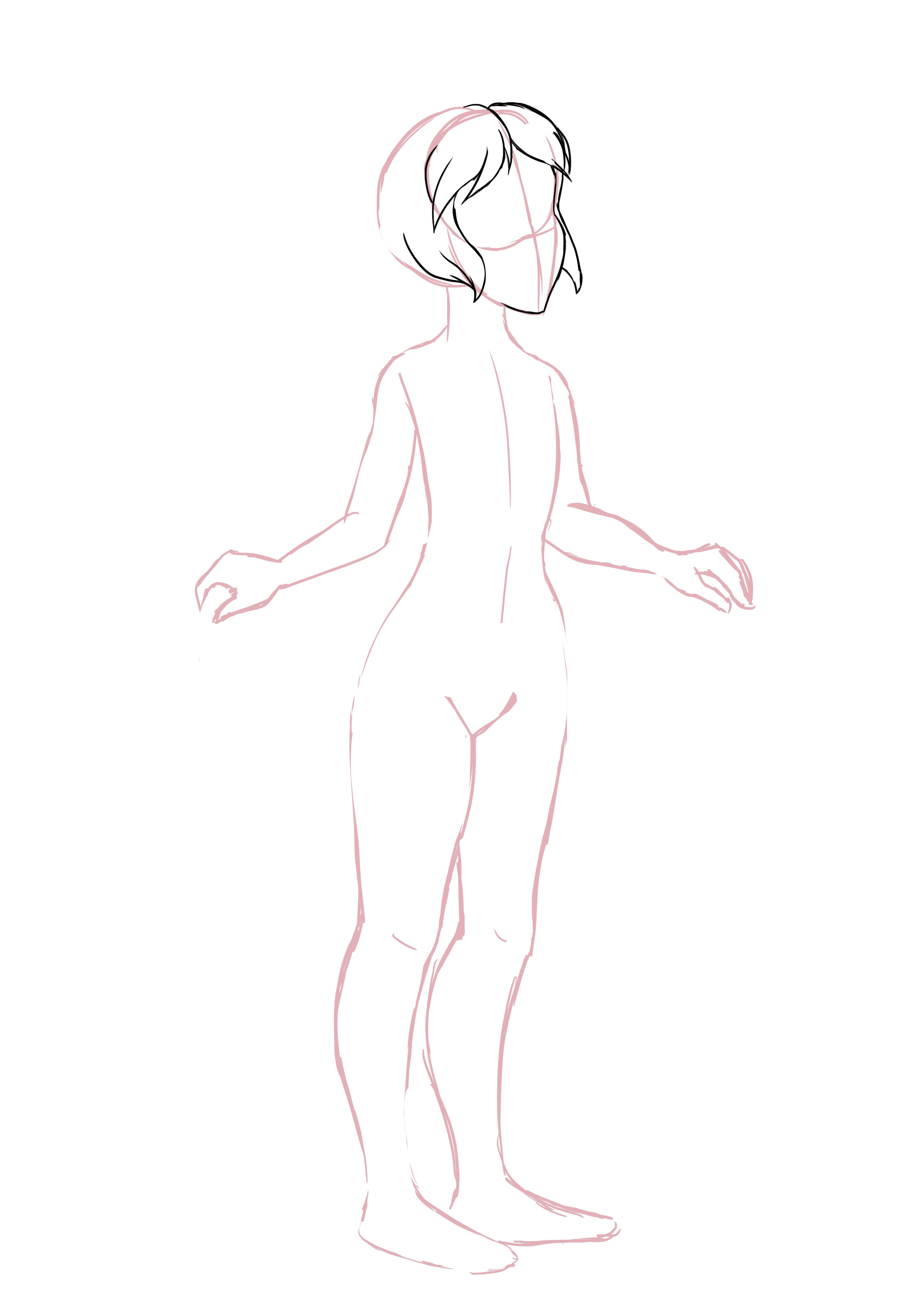 dessiner la base du visage d’Eilonwy