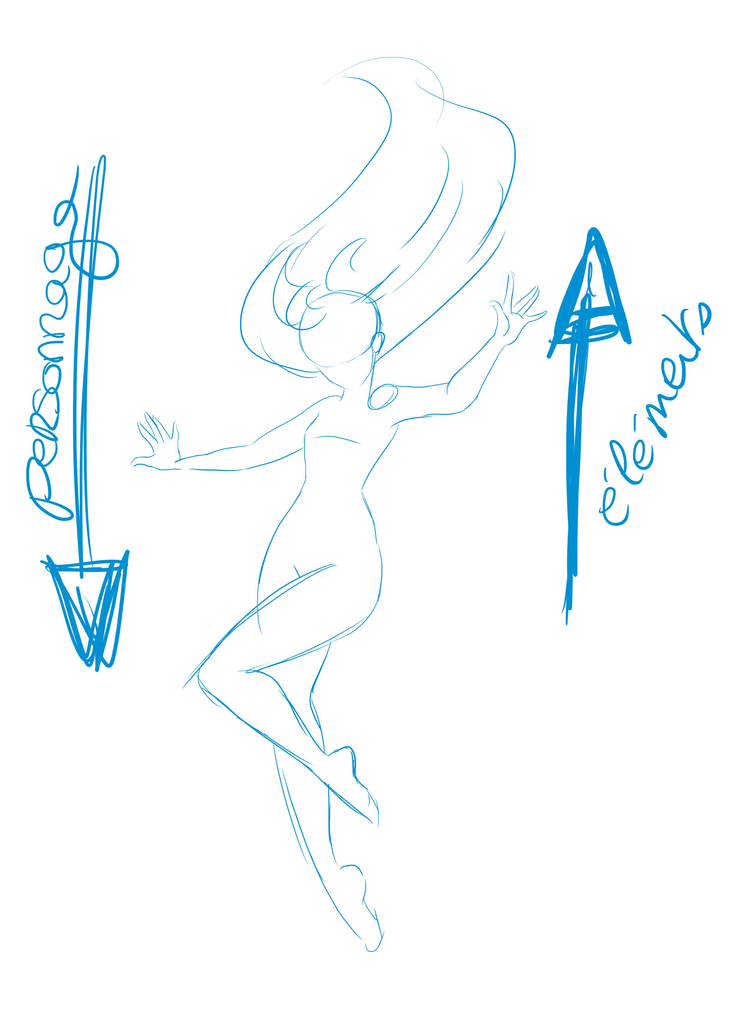 dessiner les éléments d’un personnage qui chute 1   