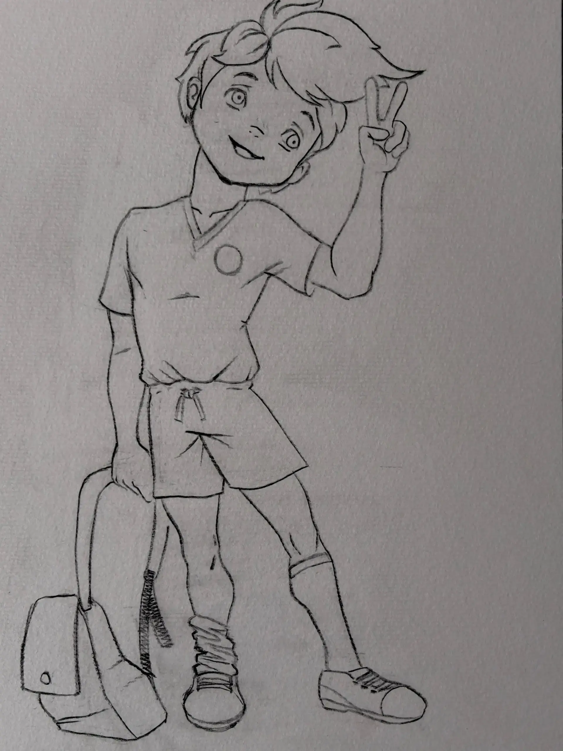 encrer son dessin de personnage 