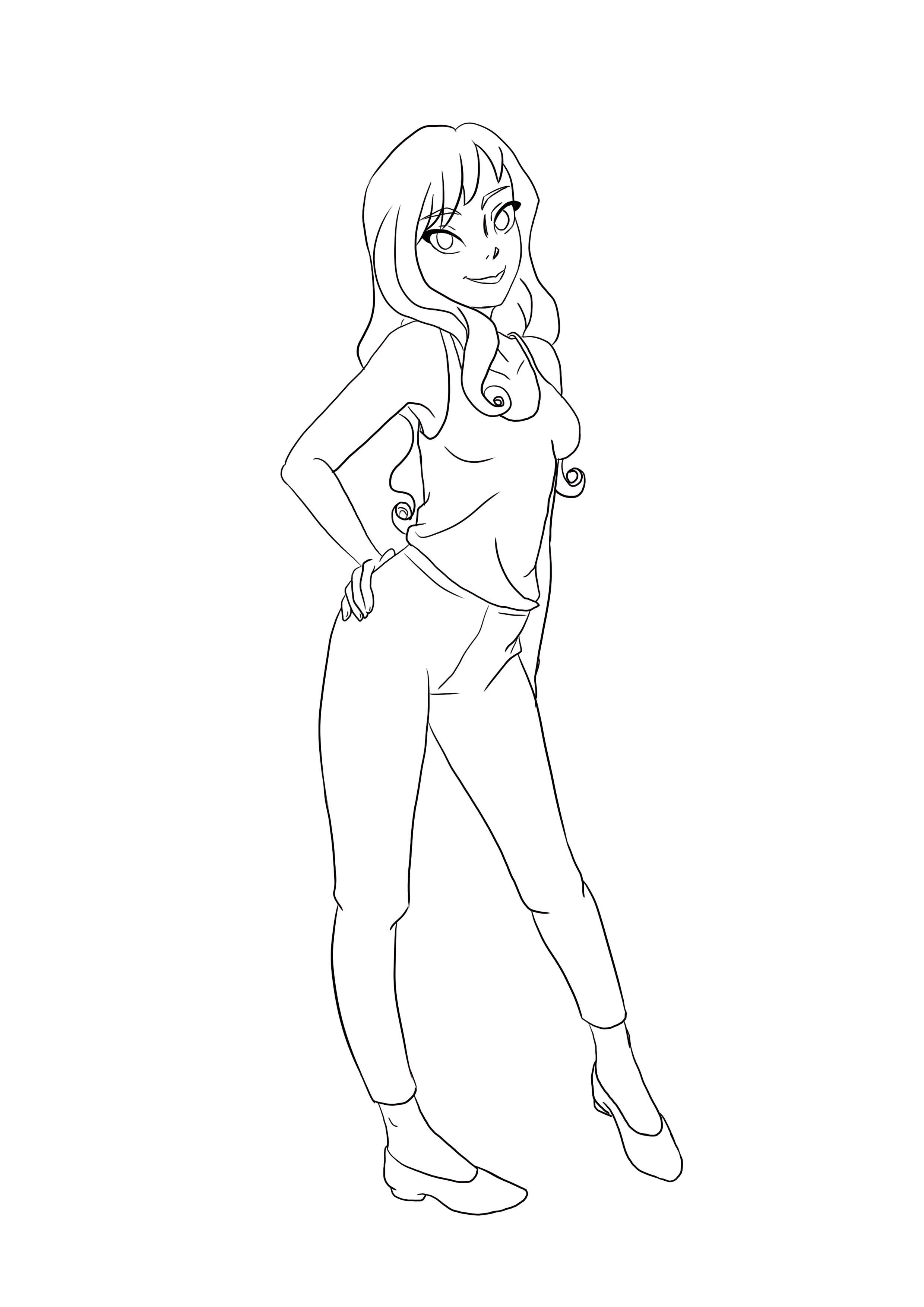 Dibujar un personaje femenino