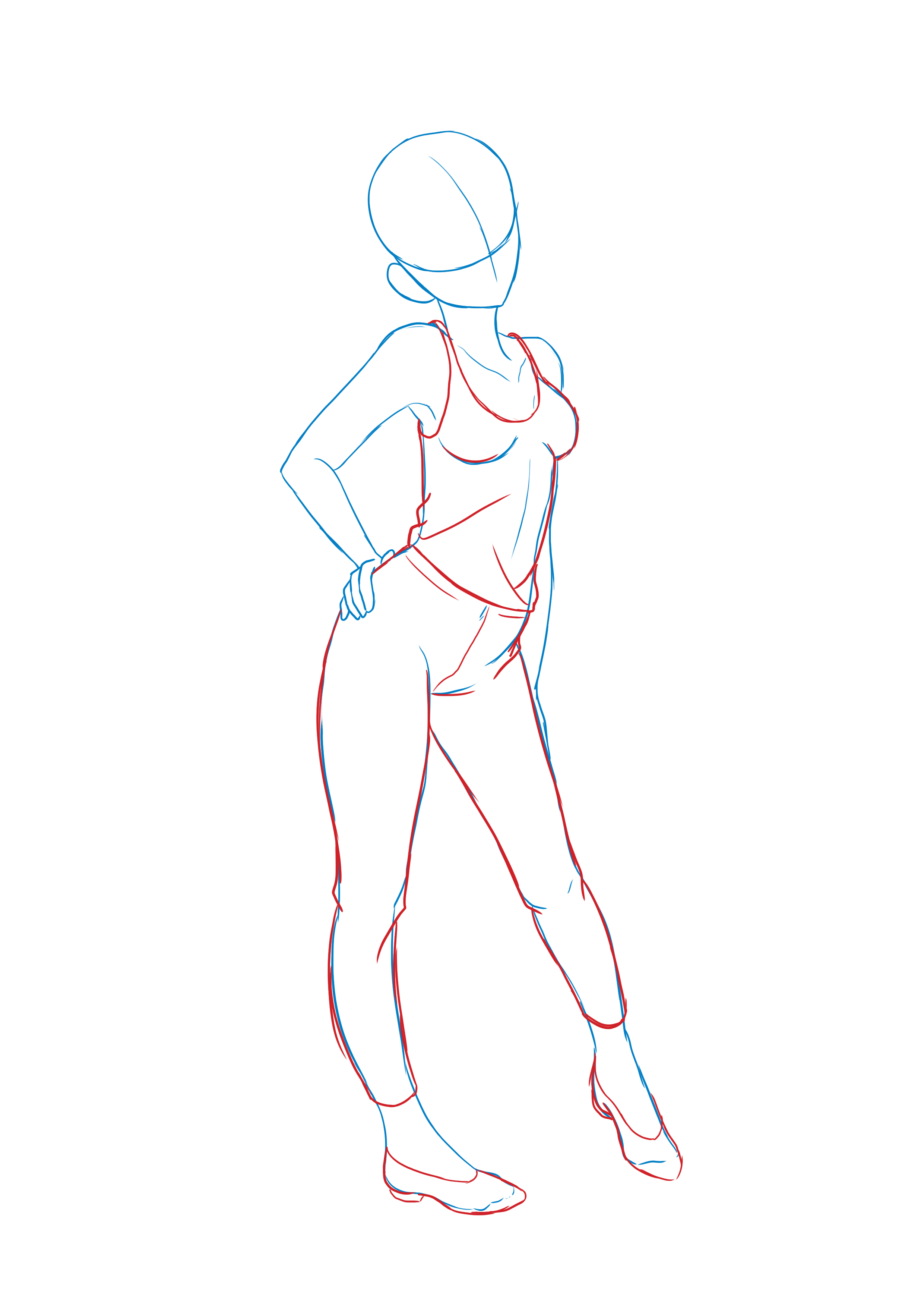 dibujar la ropa del personaje