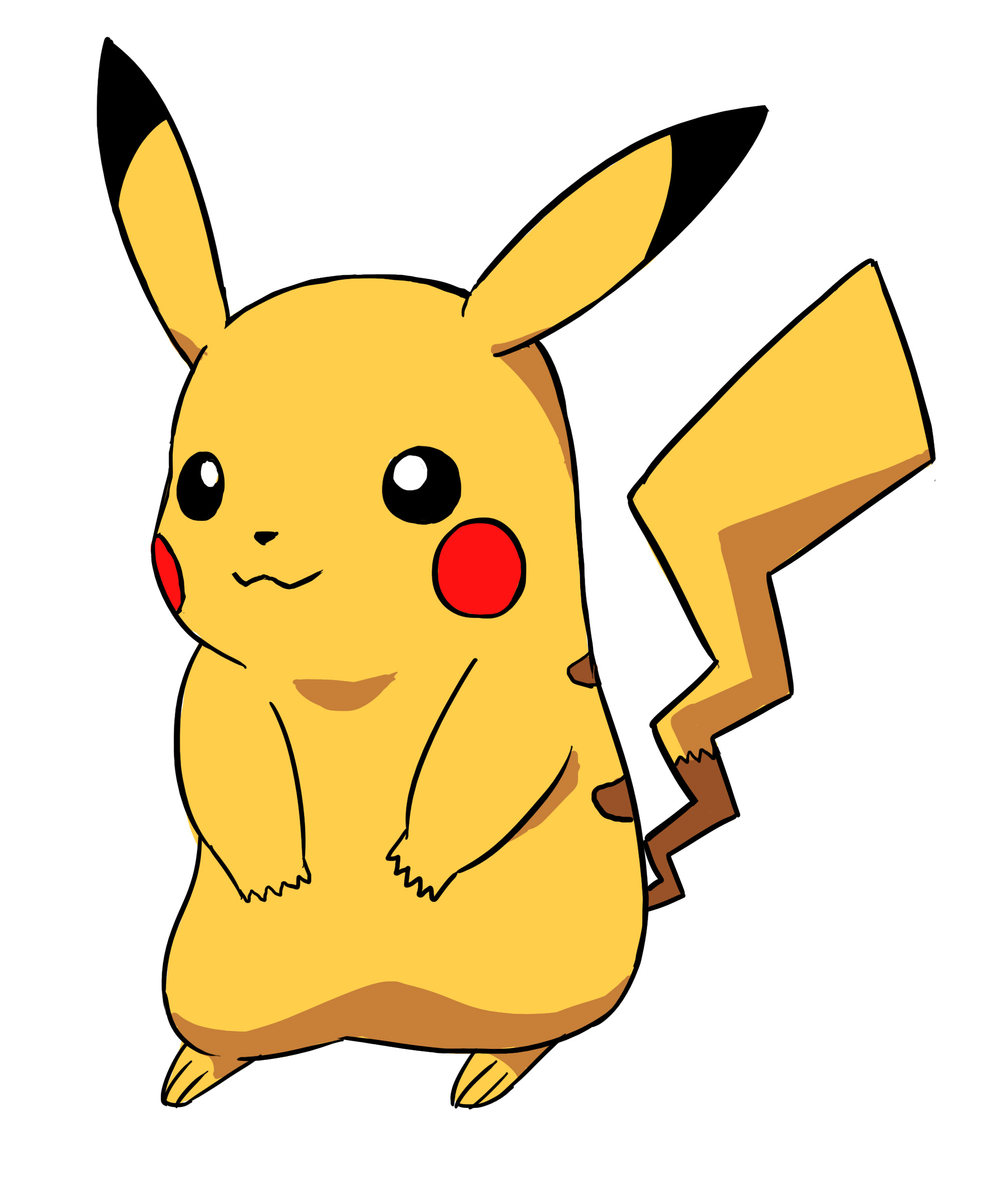 Cómo dibujar a Pikachu