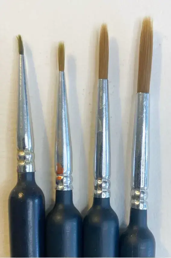 les pinceaux liner pour faire de l’aquarelle