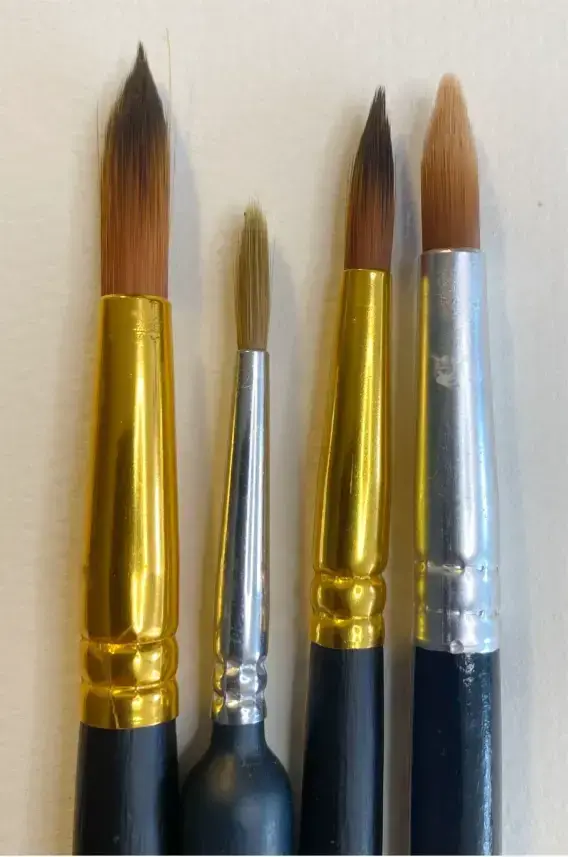 les pinceaux ronds pour faire de l’aquarelle