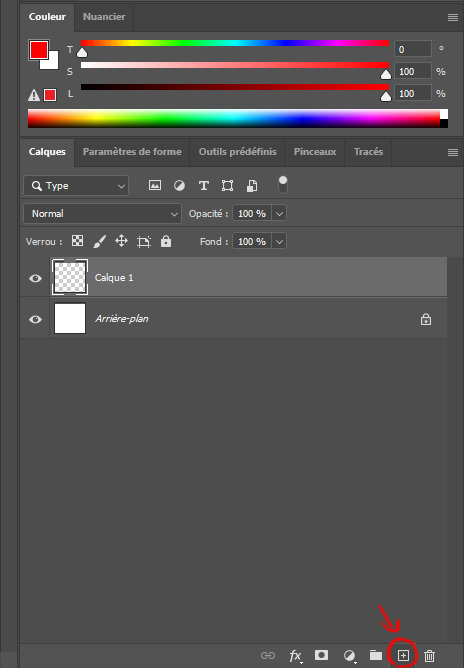image showing how to a layer in photoshop for drawing