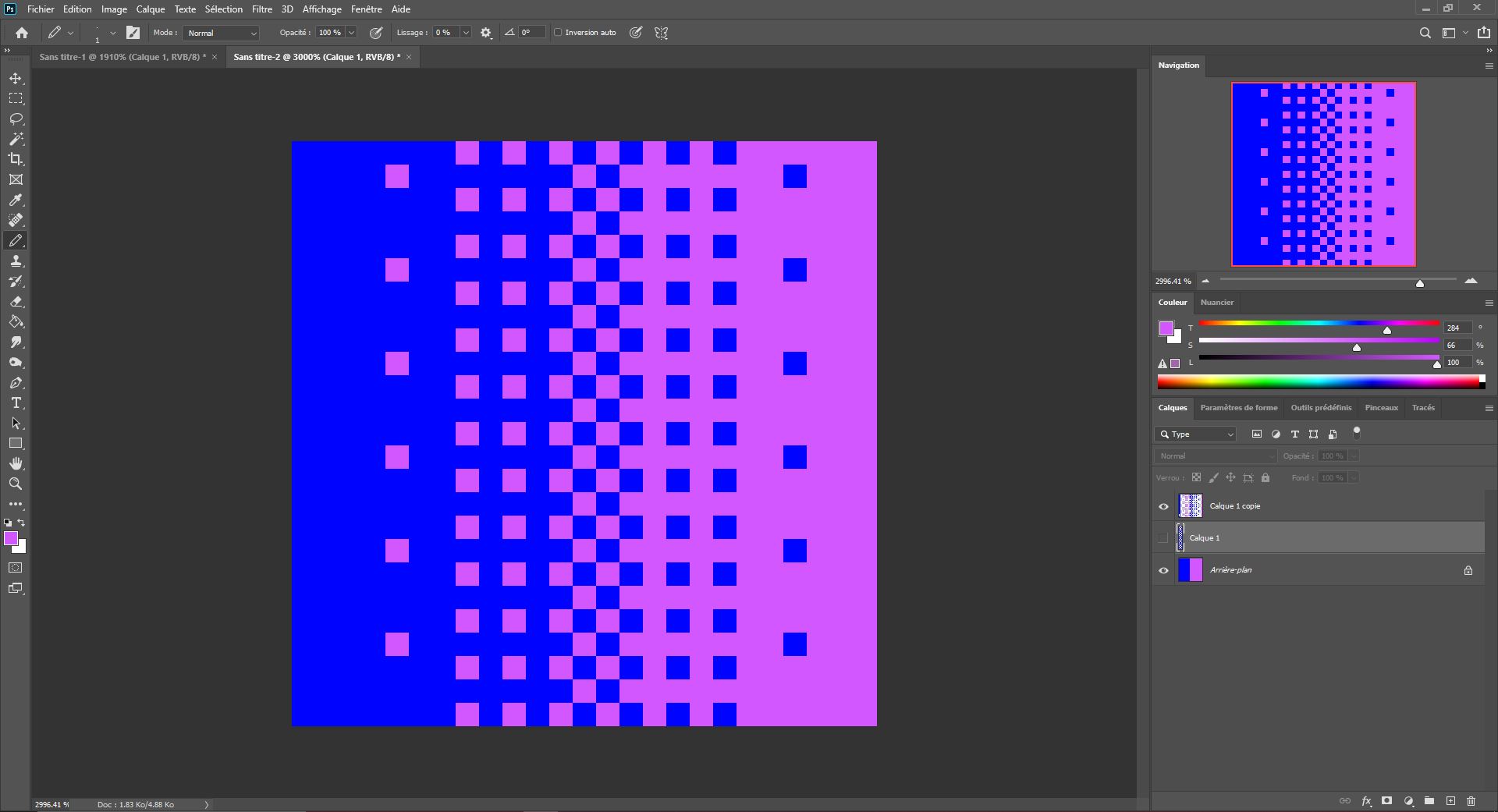 image showing how to draw gradients in pixel art 3