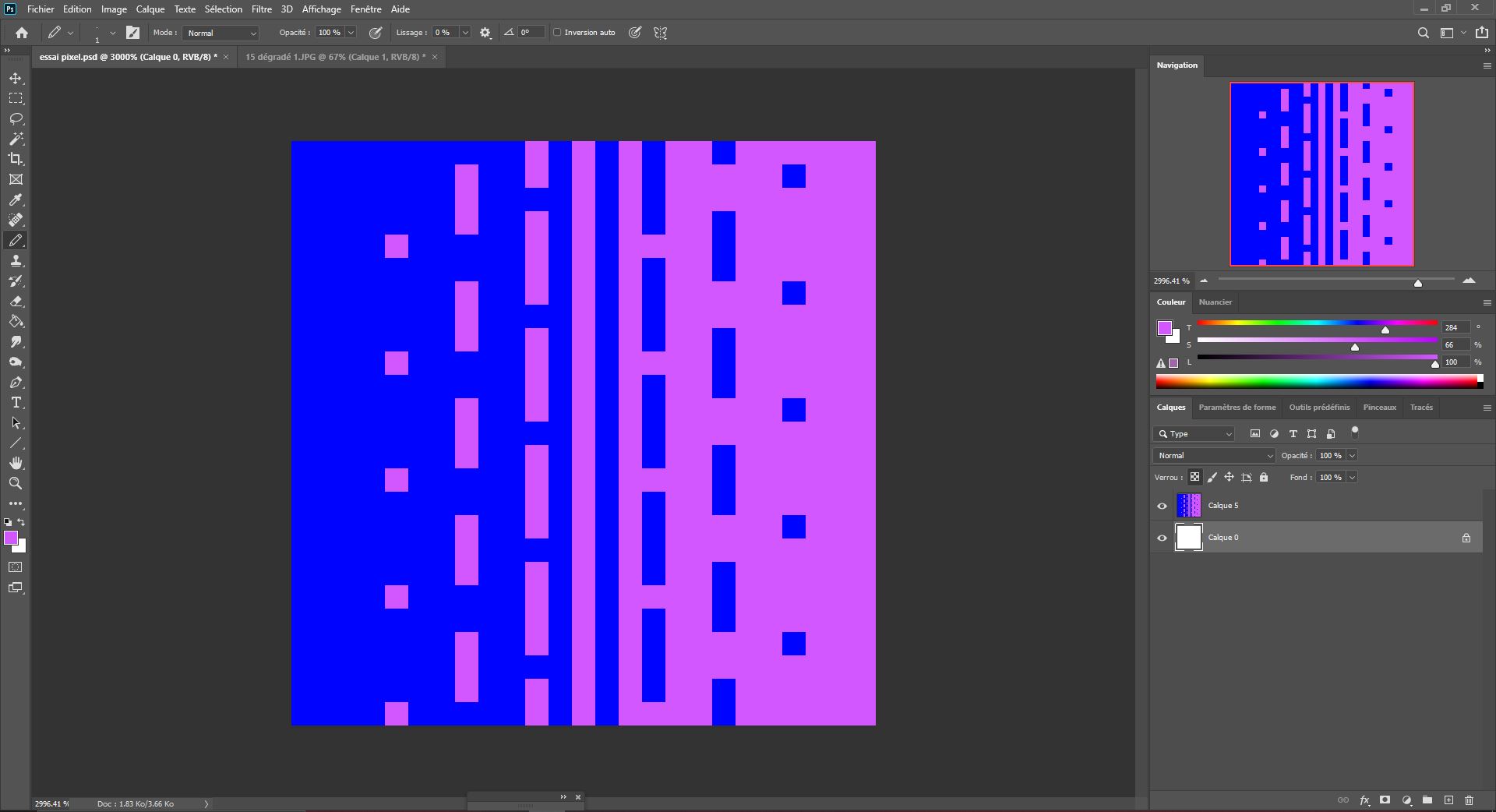 image showing how to draw pixel art gradients 4