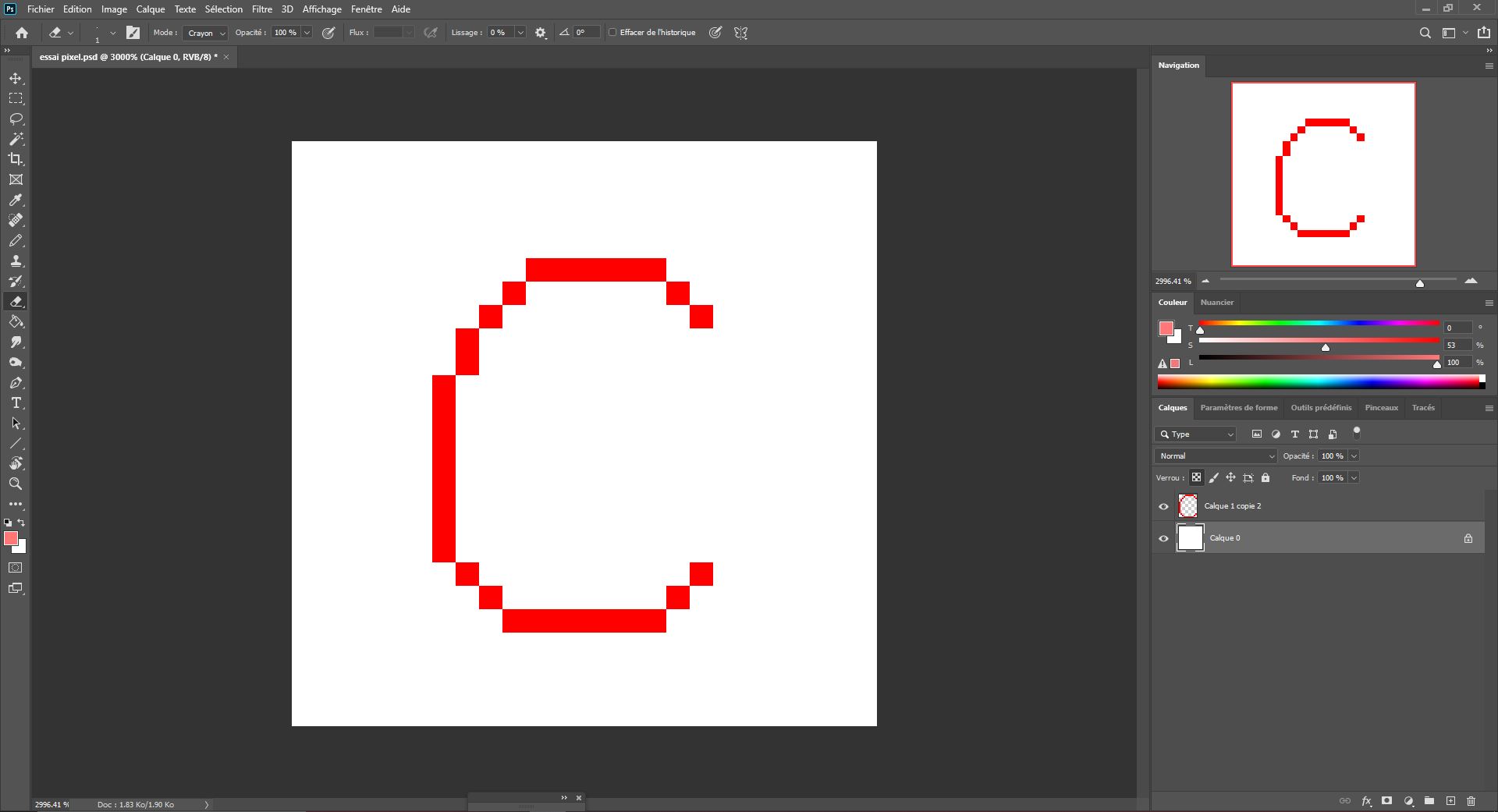 Pixel Art Image with Photoshop tools 7