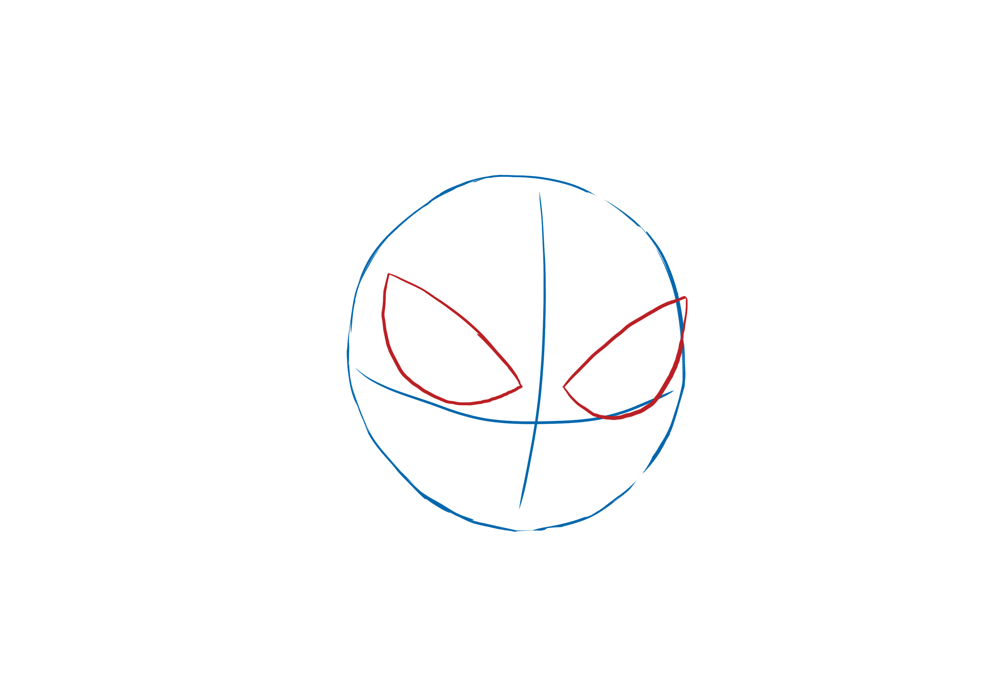 croquis des yeux du Pokémon Fantominus