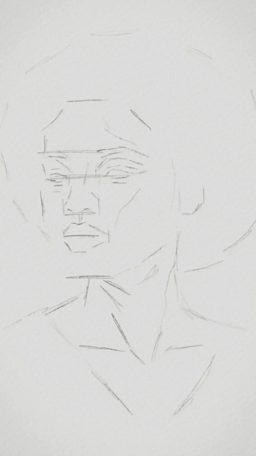 dessiner le croquis d’un portrait à l’aquarelle