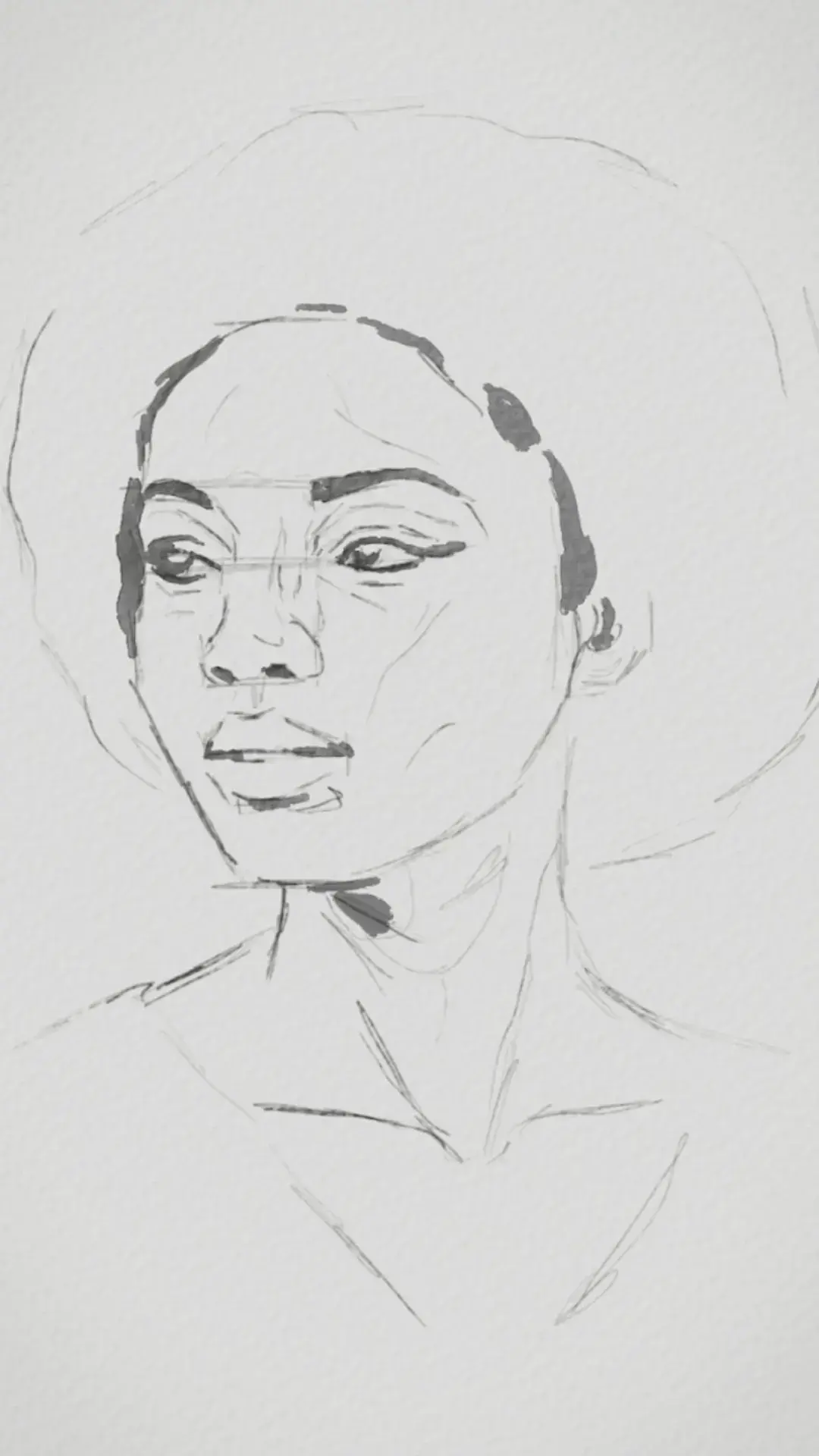 peindre les ombres d’un portrait à l’aquarelle