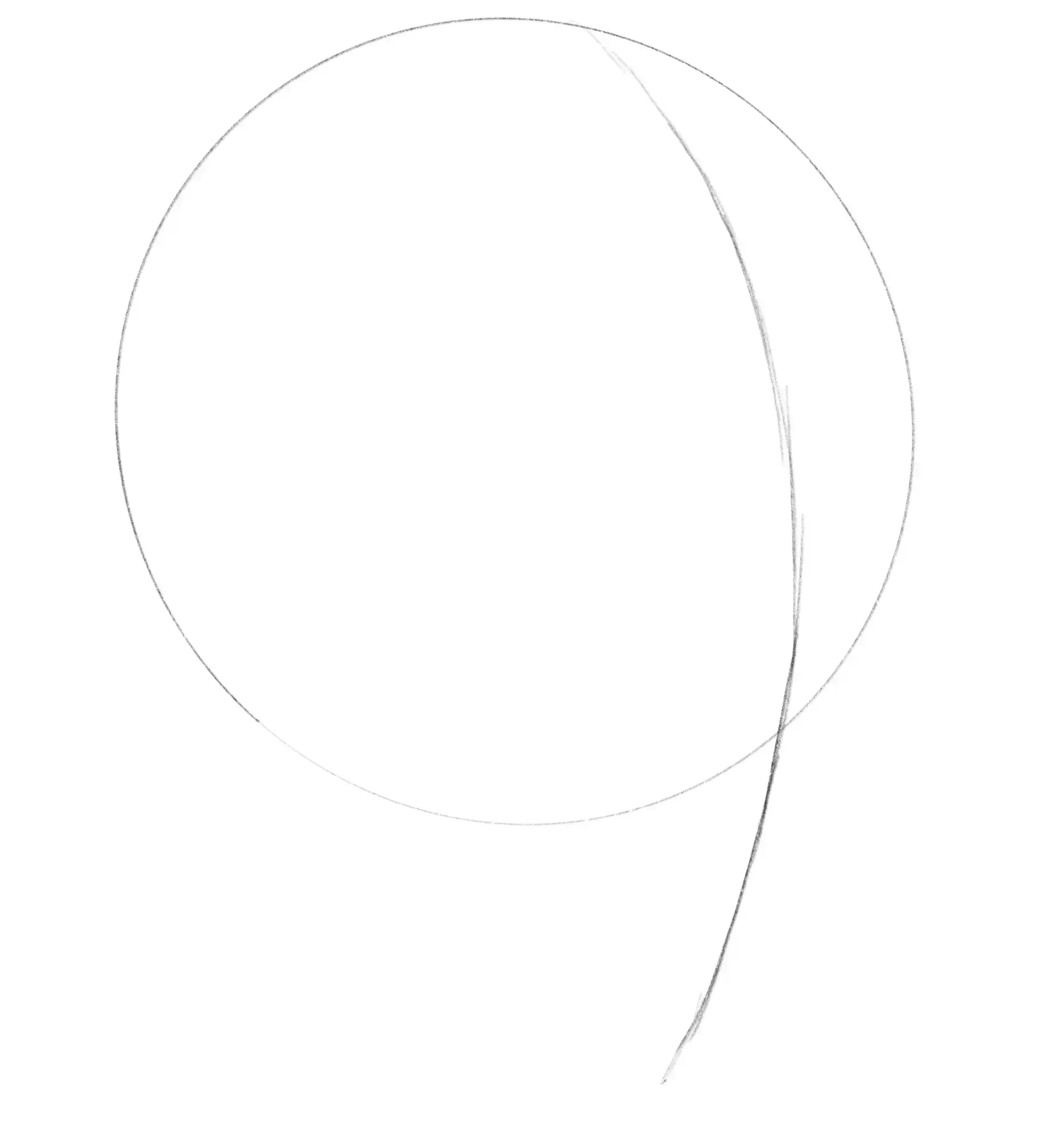 dessiner les bases d'un portrait au crayon