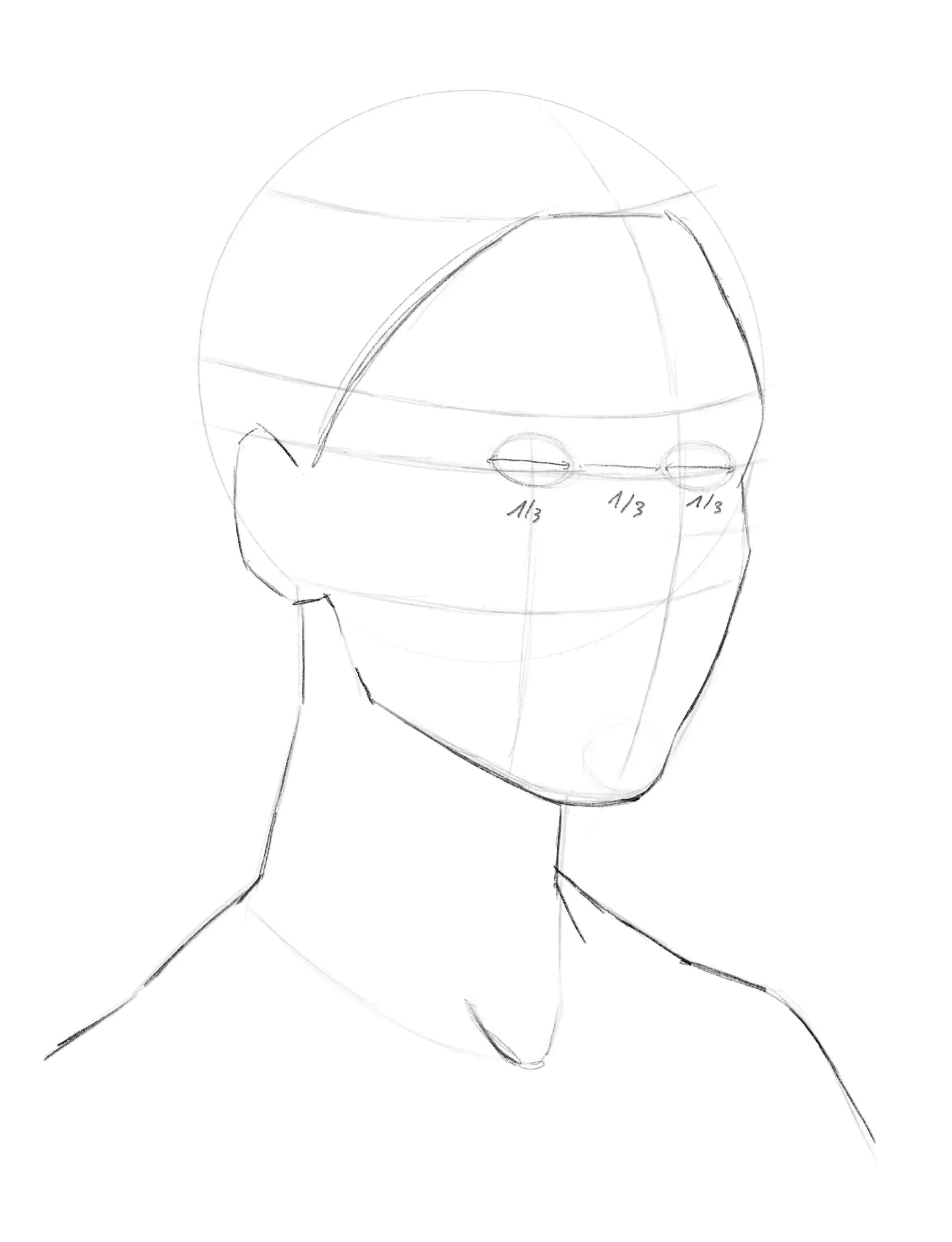 dessiner les yeux d’un portrait au crayon