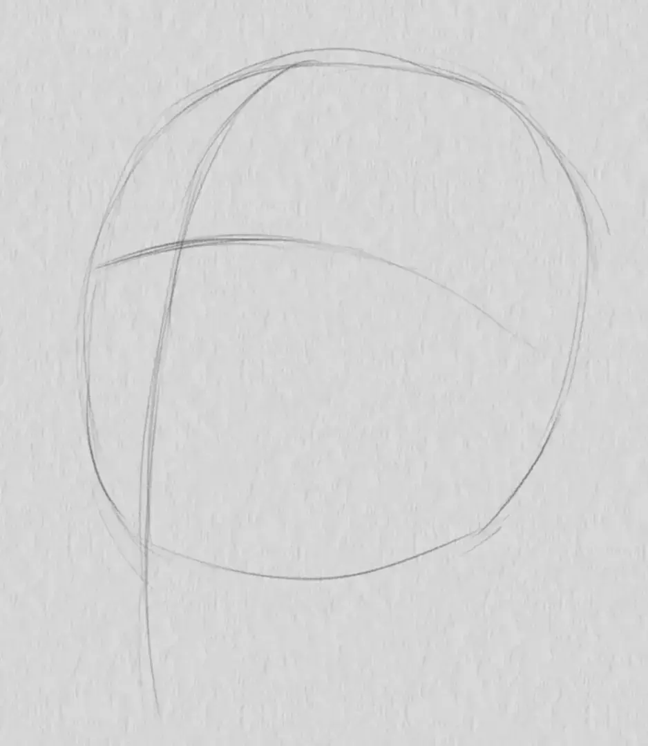 dessiner la forme du portrait d’une femme