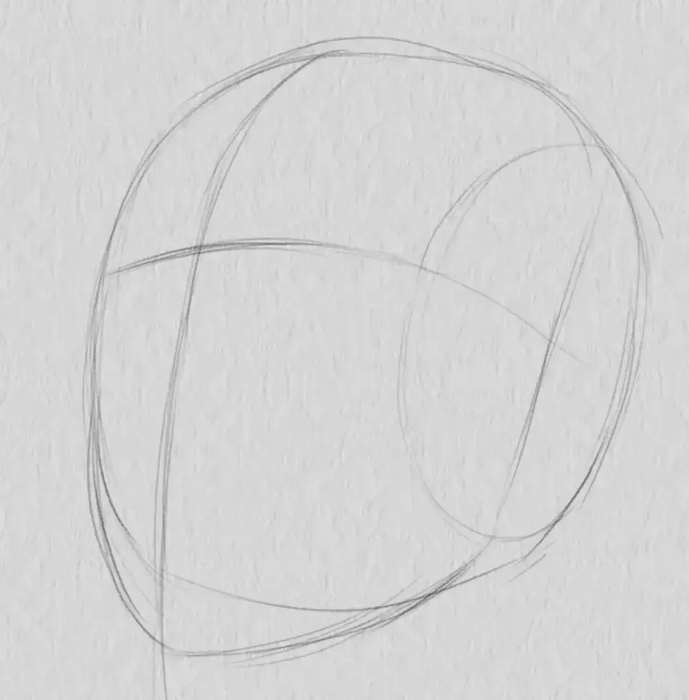 dessiner la tête du portrait d’une femme