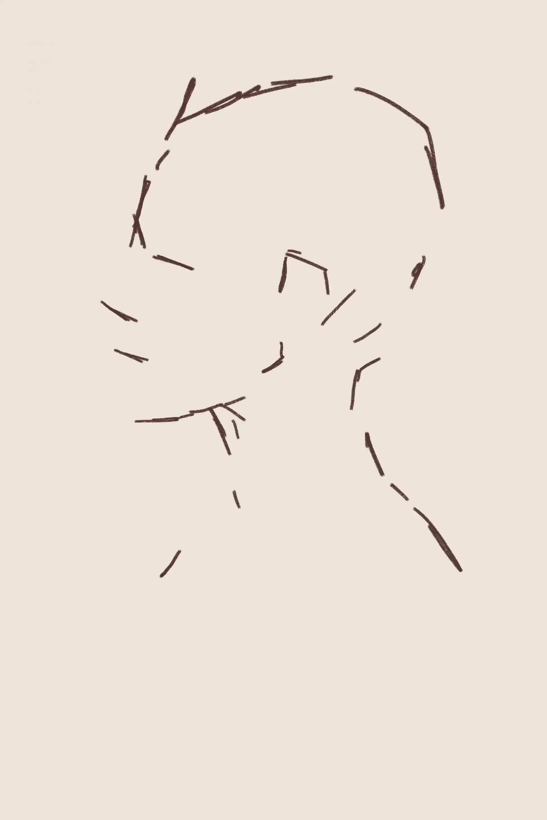 dessiner la base d’un portrait de profil
