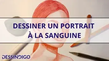 Dessiner un portrait à la sanguine