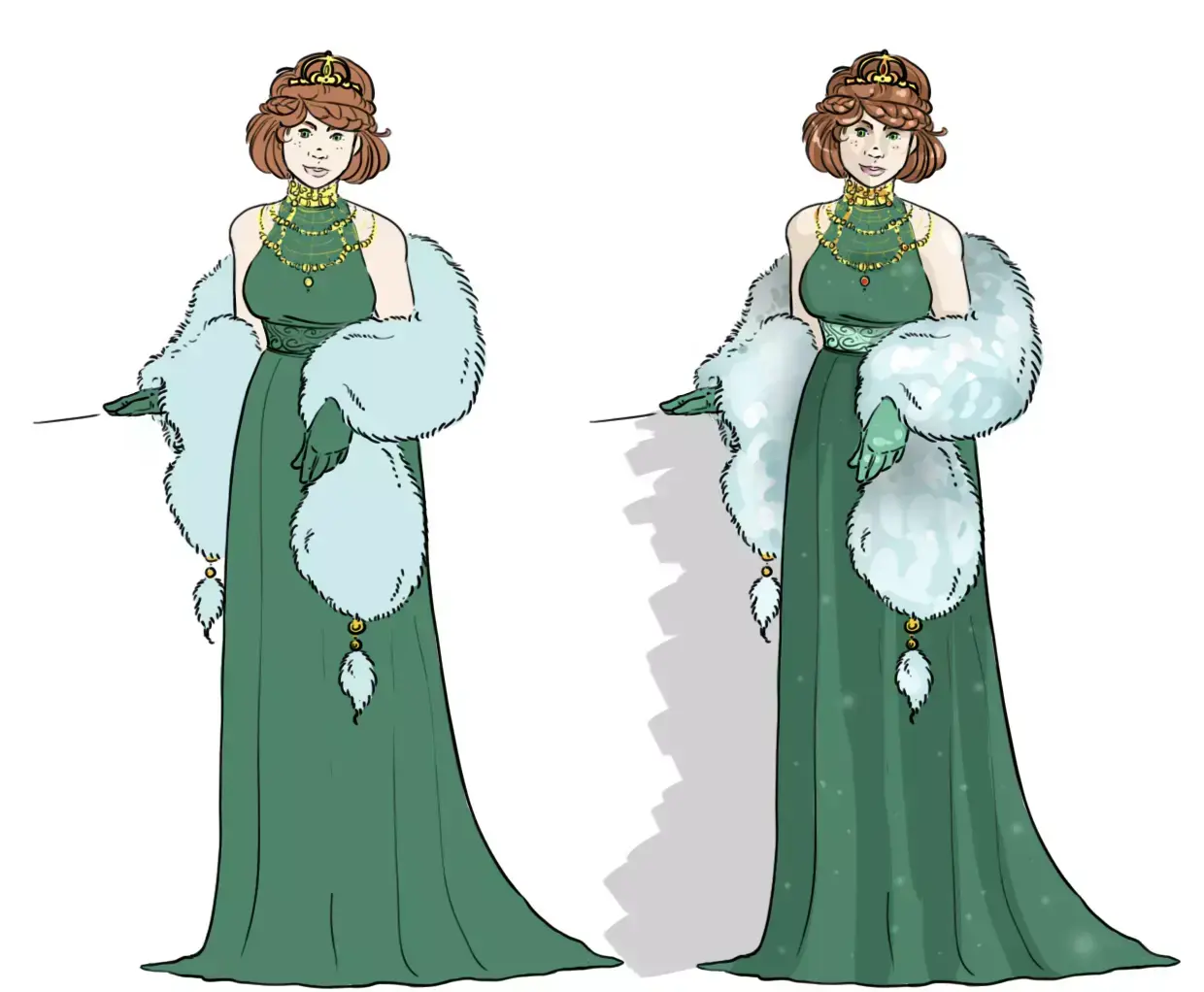Dibuja una Princesa Única: Coronas, Vestidos y Peinados